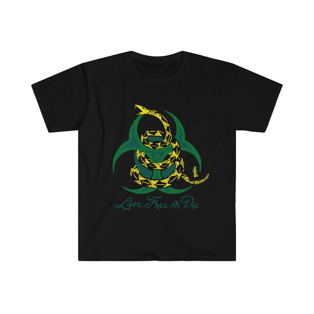 Live Free or Die - Men's Fitted Workout T Shirt