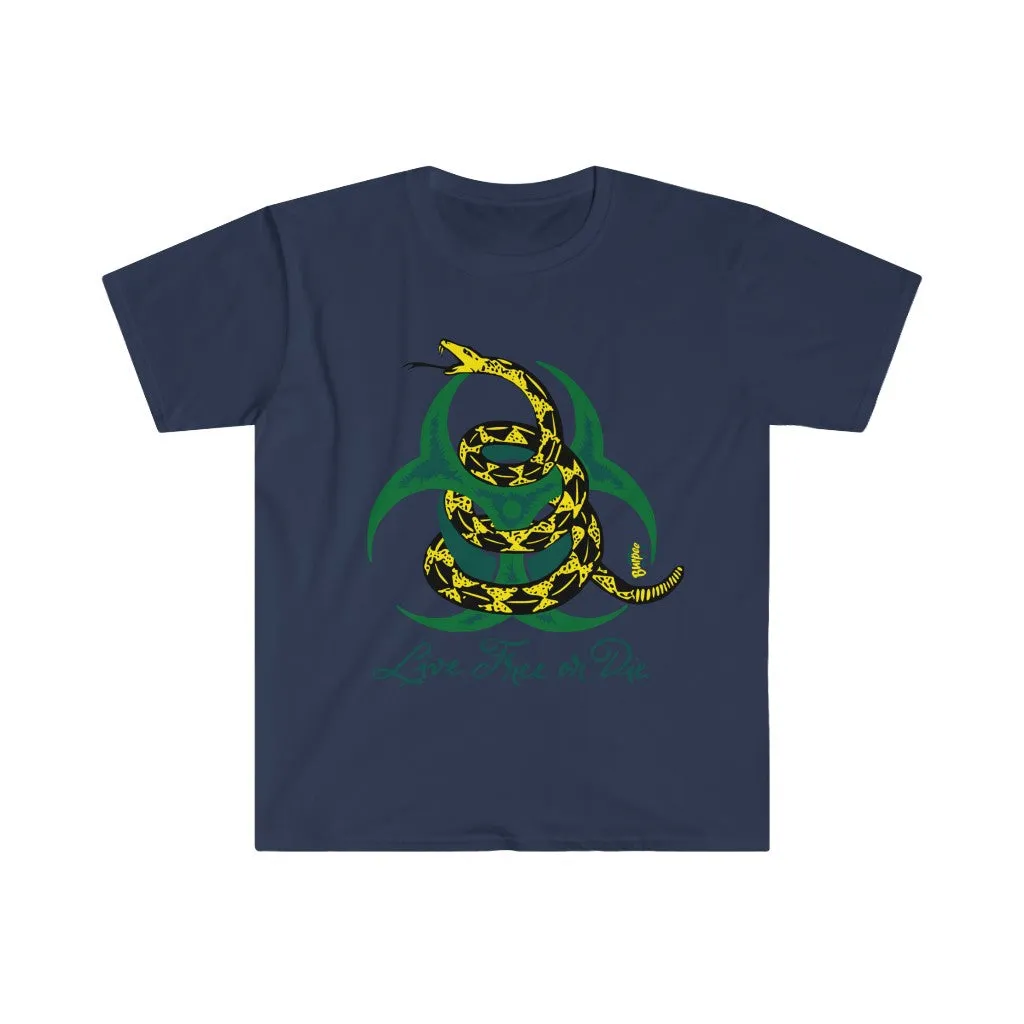 Live Free or Die - Men's Fitted Workout T Shirt