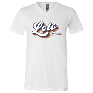 Lolo I Love U Unisex Jersey V-Neck T-Shirt