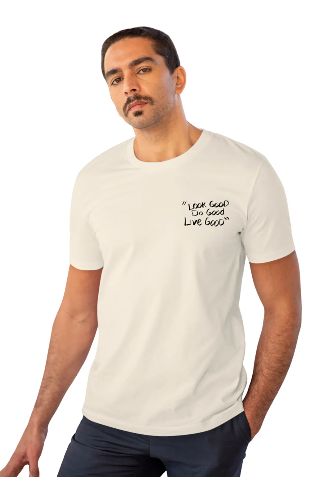Look Good Natural Raw Tee ♻️