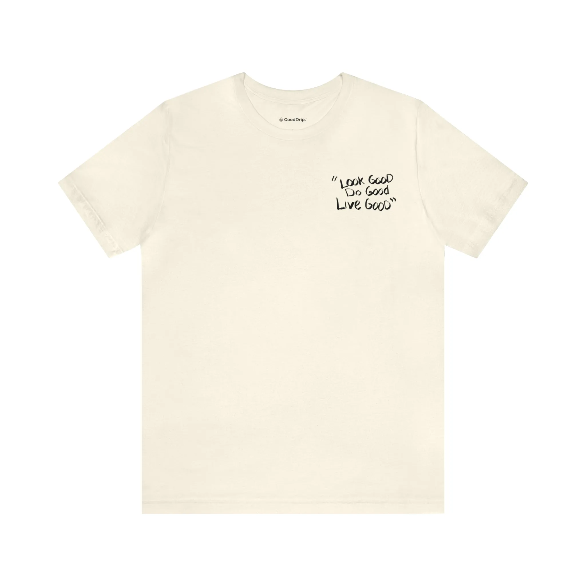 Look Good Natural Raw Tee ♻️