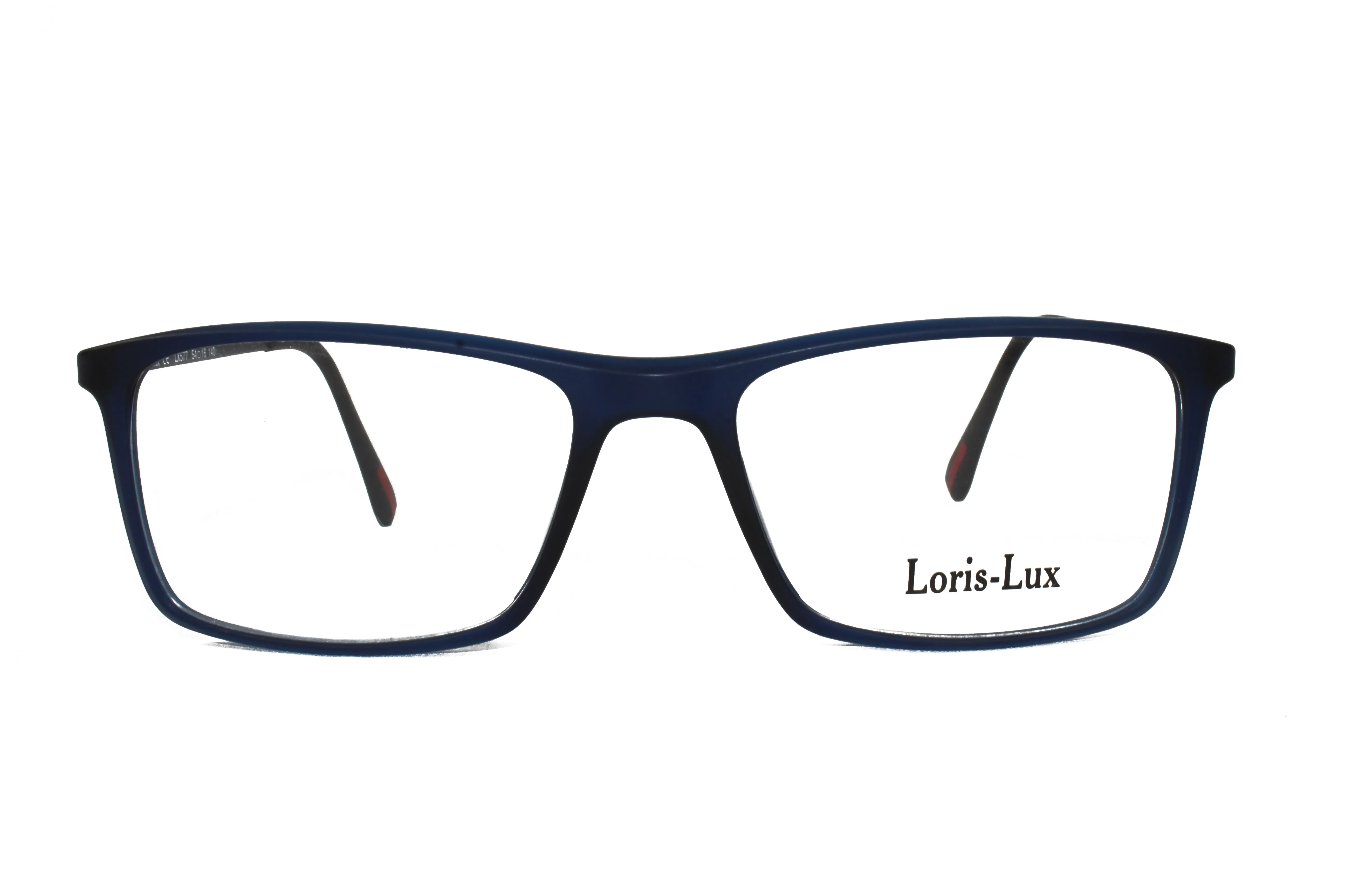 Loris Lux Men's  Unbreakable Flexible Bendable Rectangular TR90 Material Eyeglasses, LUX Men-577