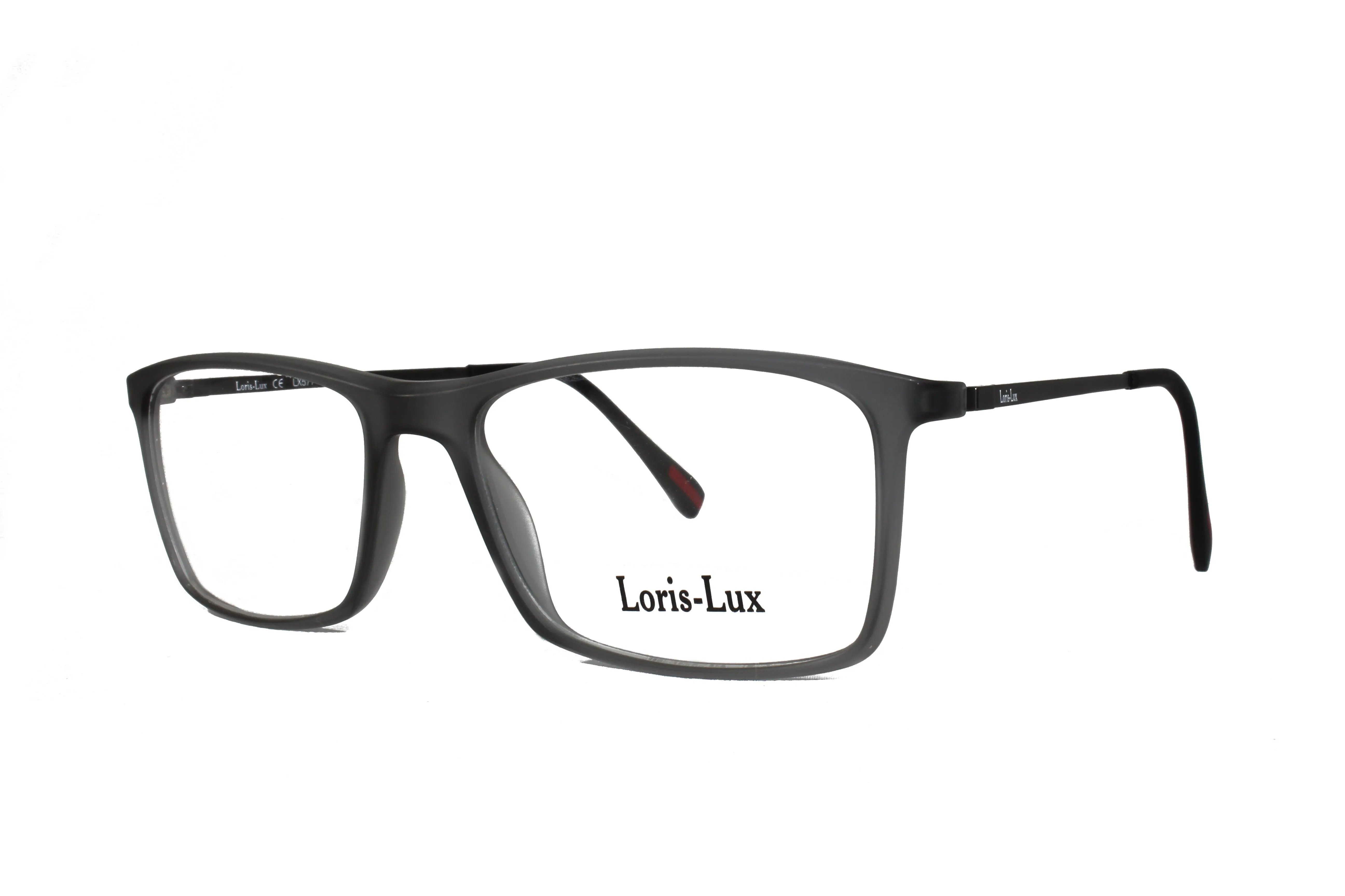 Loris Lux Men's  Unbreakable Flexible Bendable Rectangular TR90 Material Eyeglasses, LUX Men-577