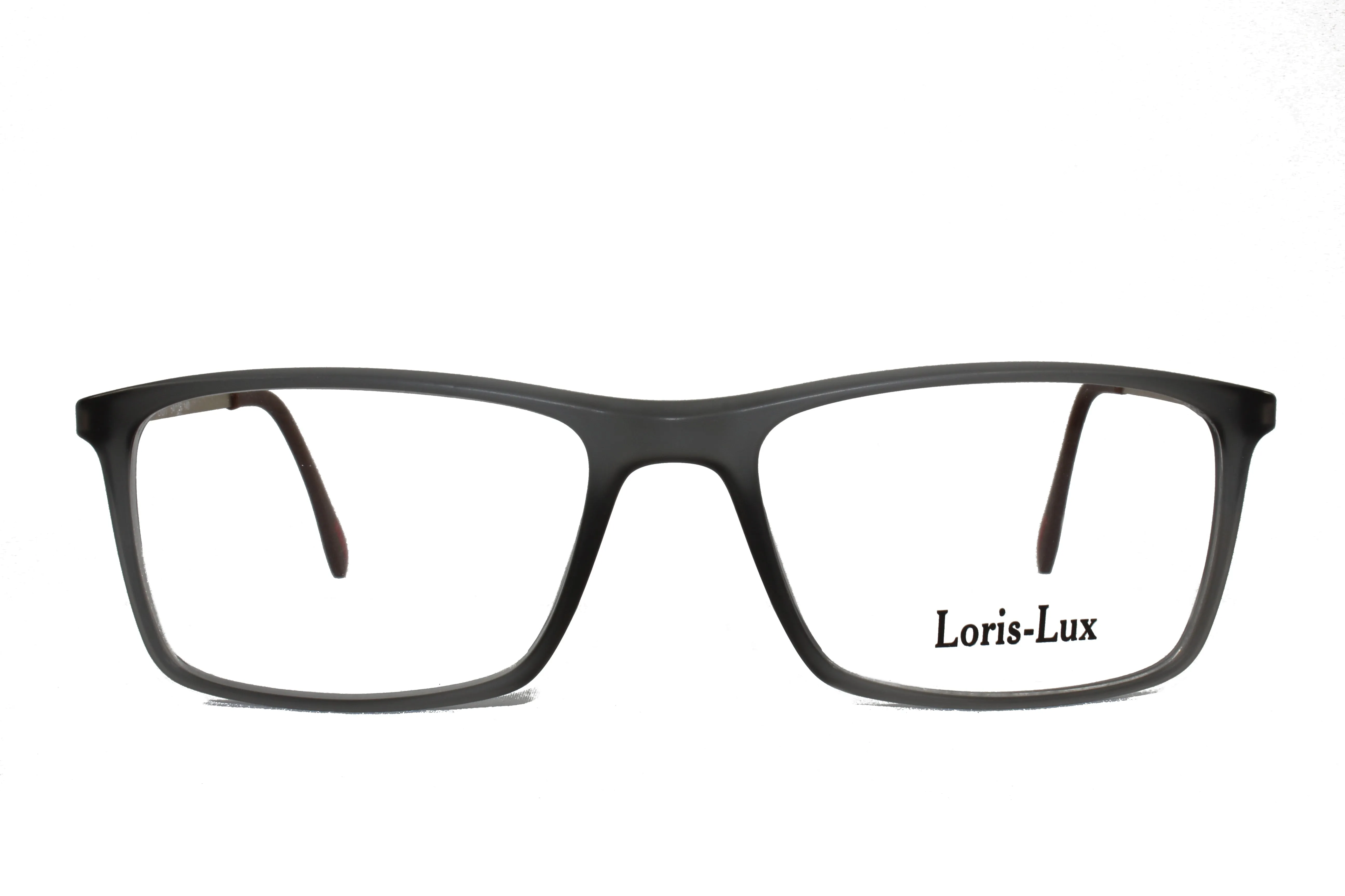 Loris Lux Men's  Unbreakable Flexible Bendable Rectangular TR90 Material Eyeglasses, LUX Men-577