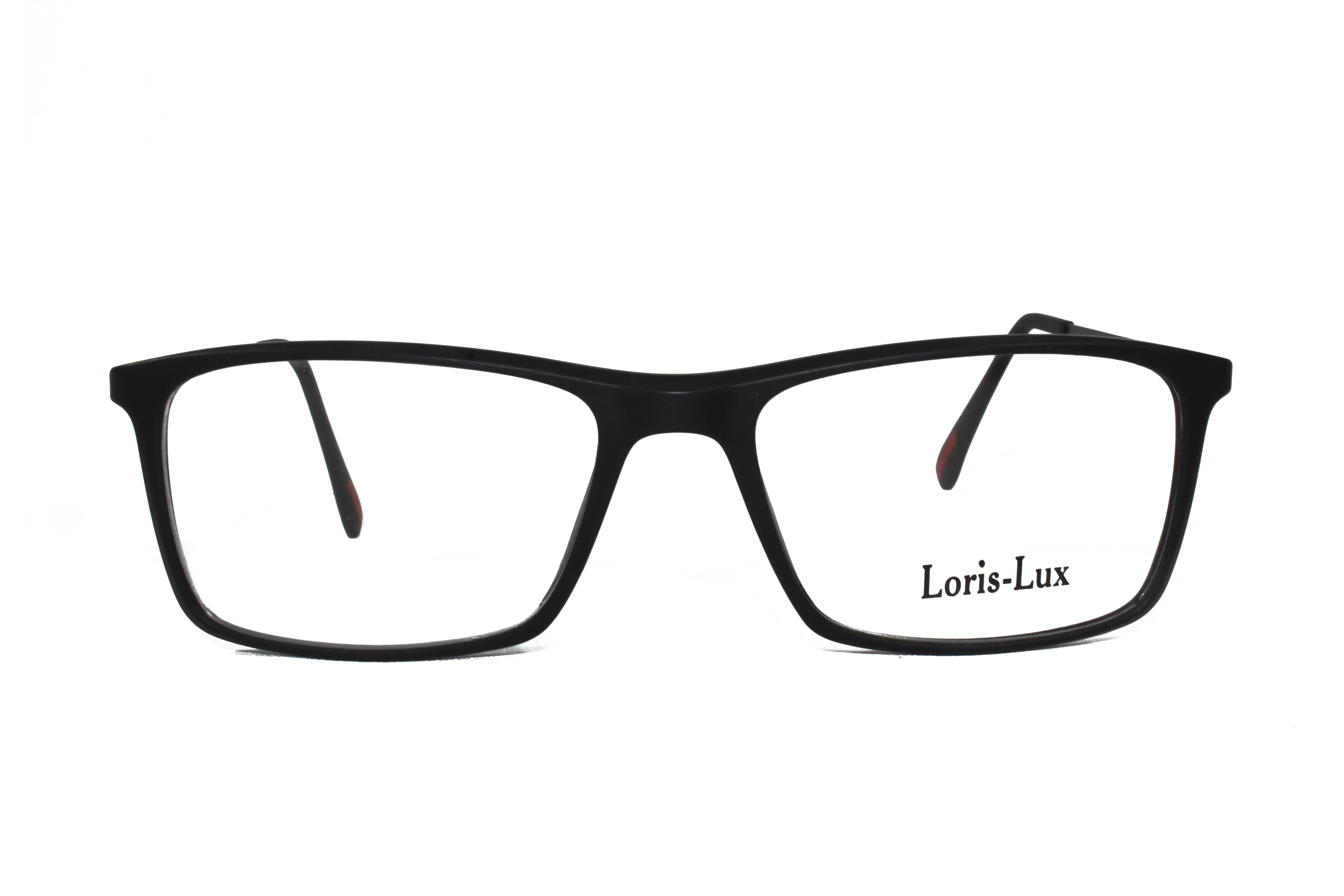 Loris Lux Men's  Unbreakable Flexible Bendable Rectangular TR90 Material Eyeglasses, LUX Men-577
