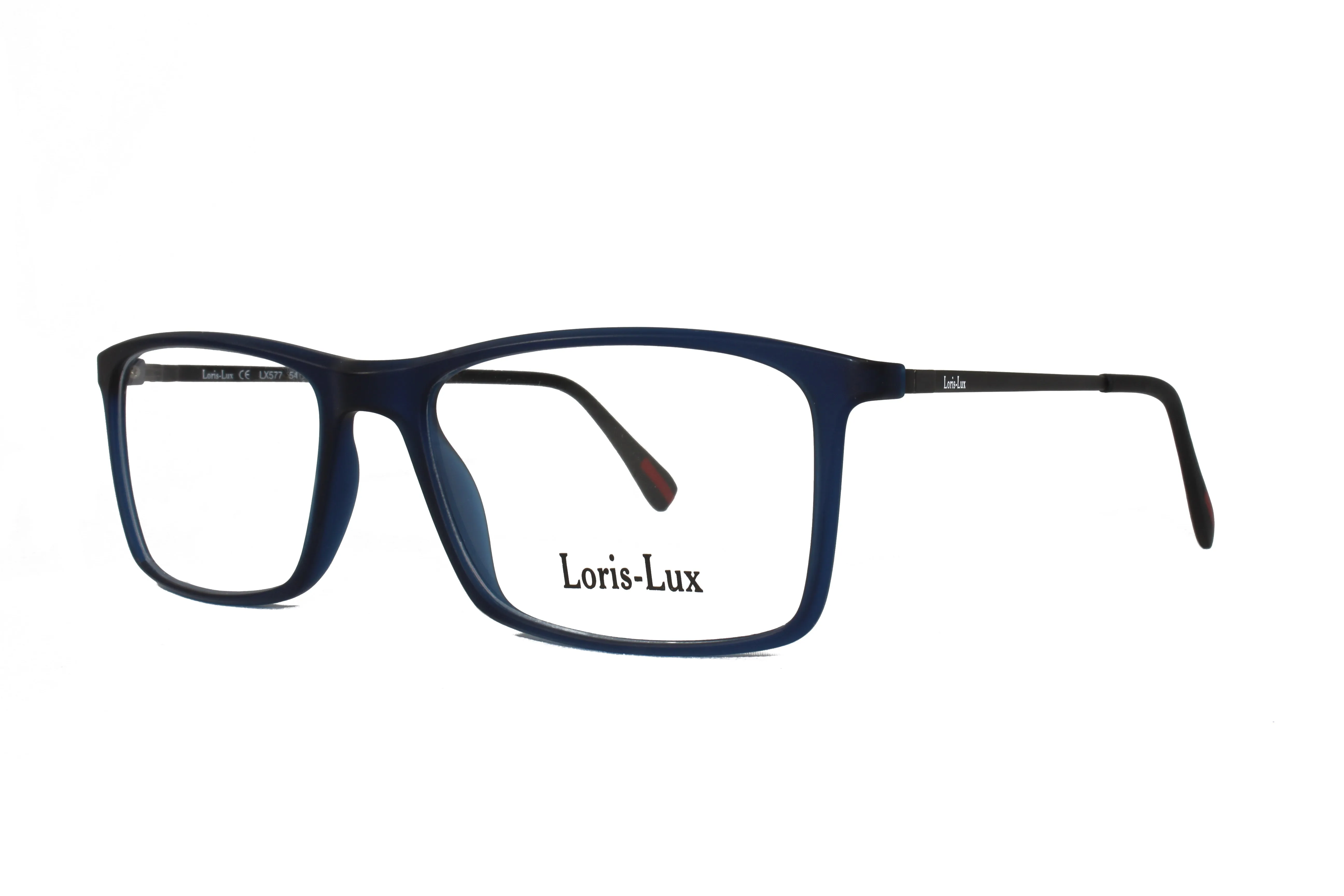 Loris Lux Men's  Unbreakable Flexible Bendable Rectangular TR90 Material Eyeglasses, LUX Men-577
