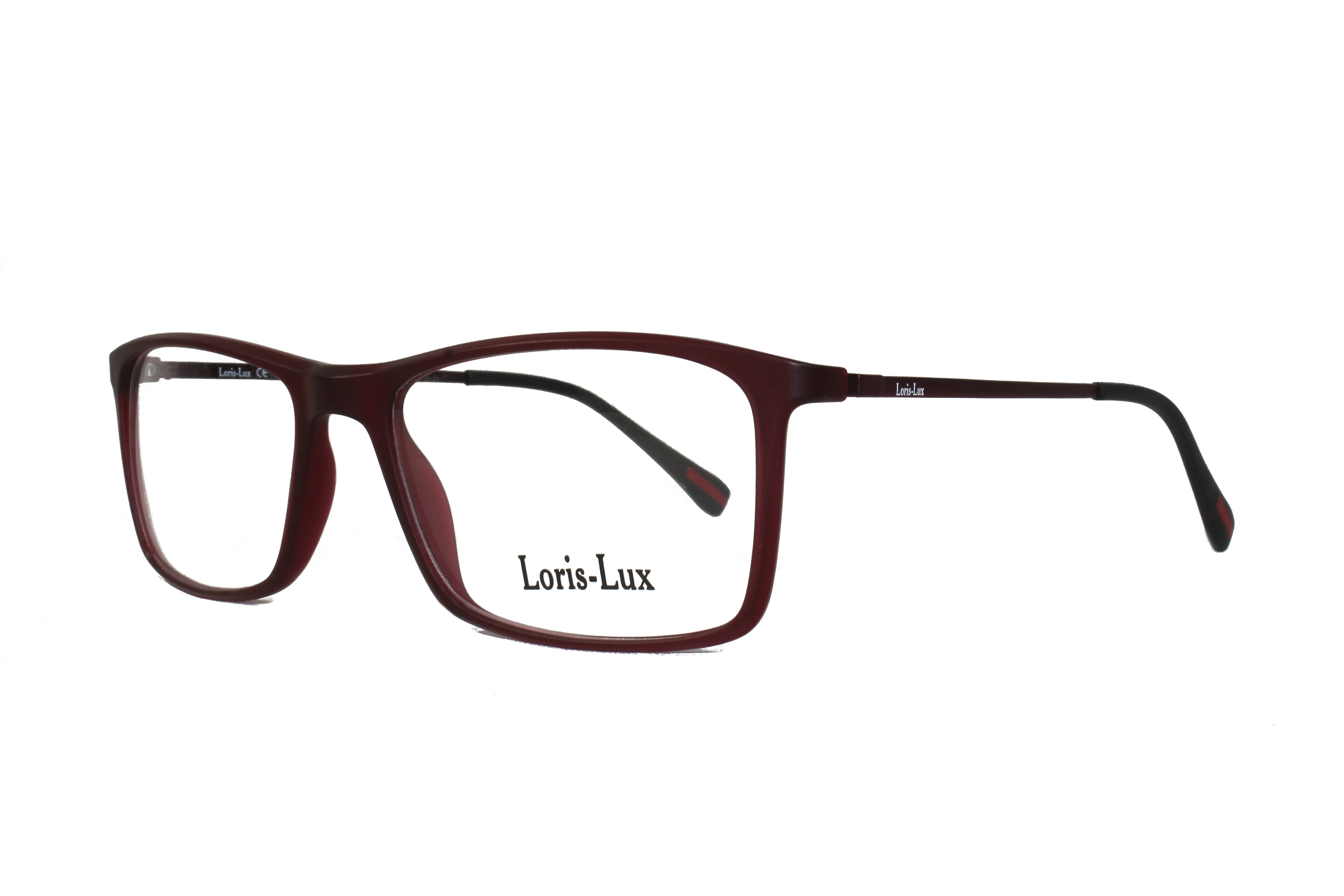 Loris Lux Men's  Unbreakable Flexible Bendable Rectangular TR90 Material Eyeglasses, LUX Men-577
