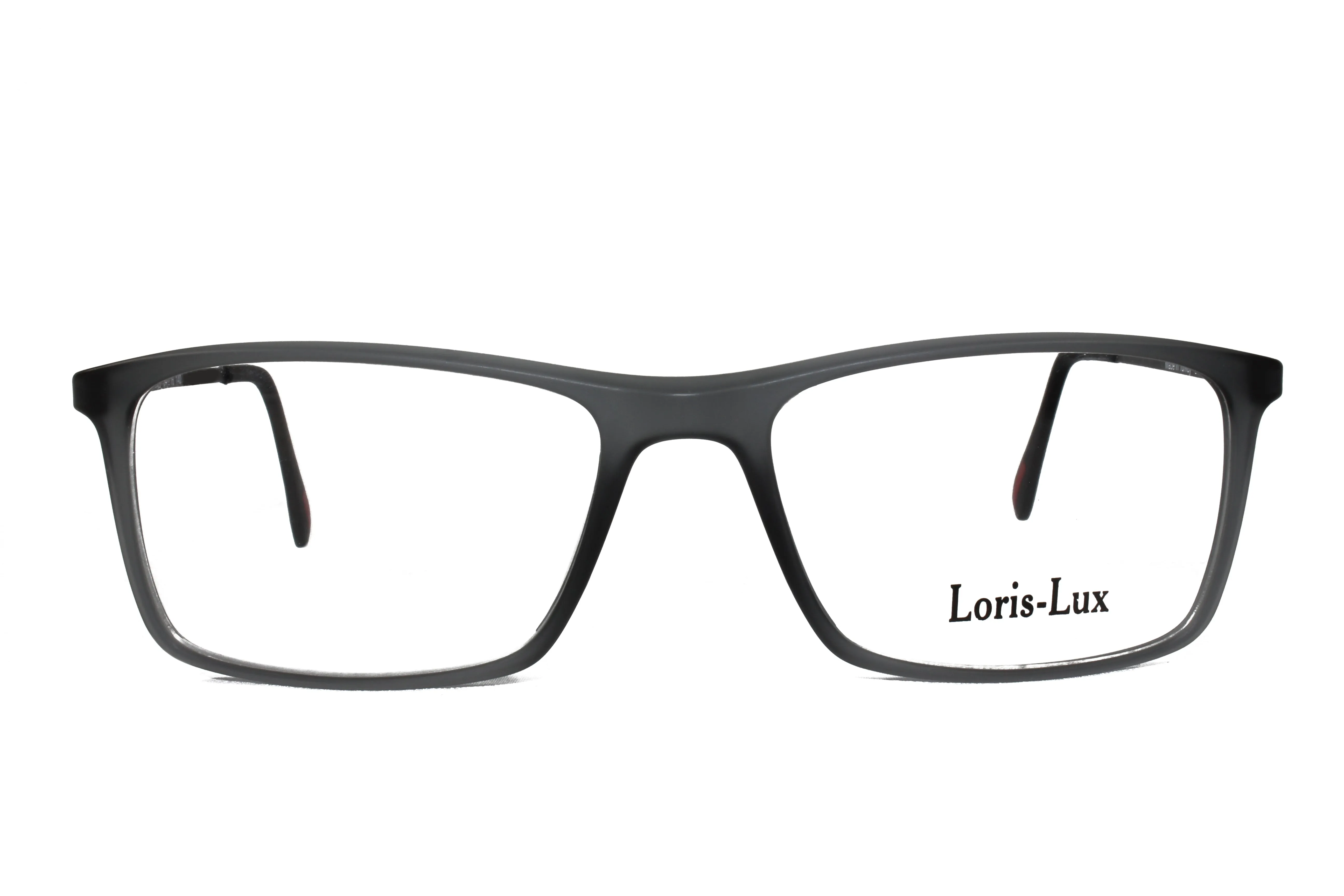 Loris Lux Men's  Unbreakable Flexible Bendable Rectangular TR90 Material Eyeglasses, LUX Men-577