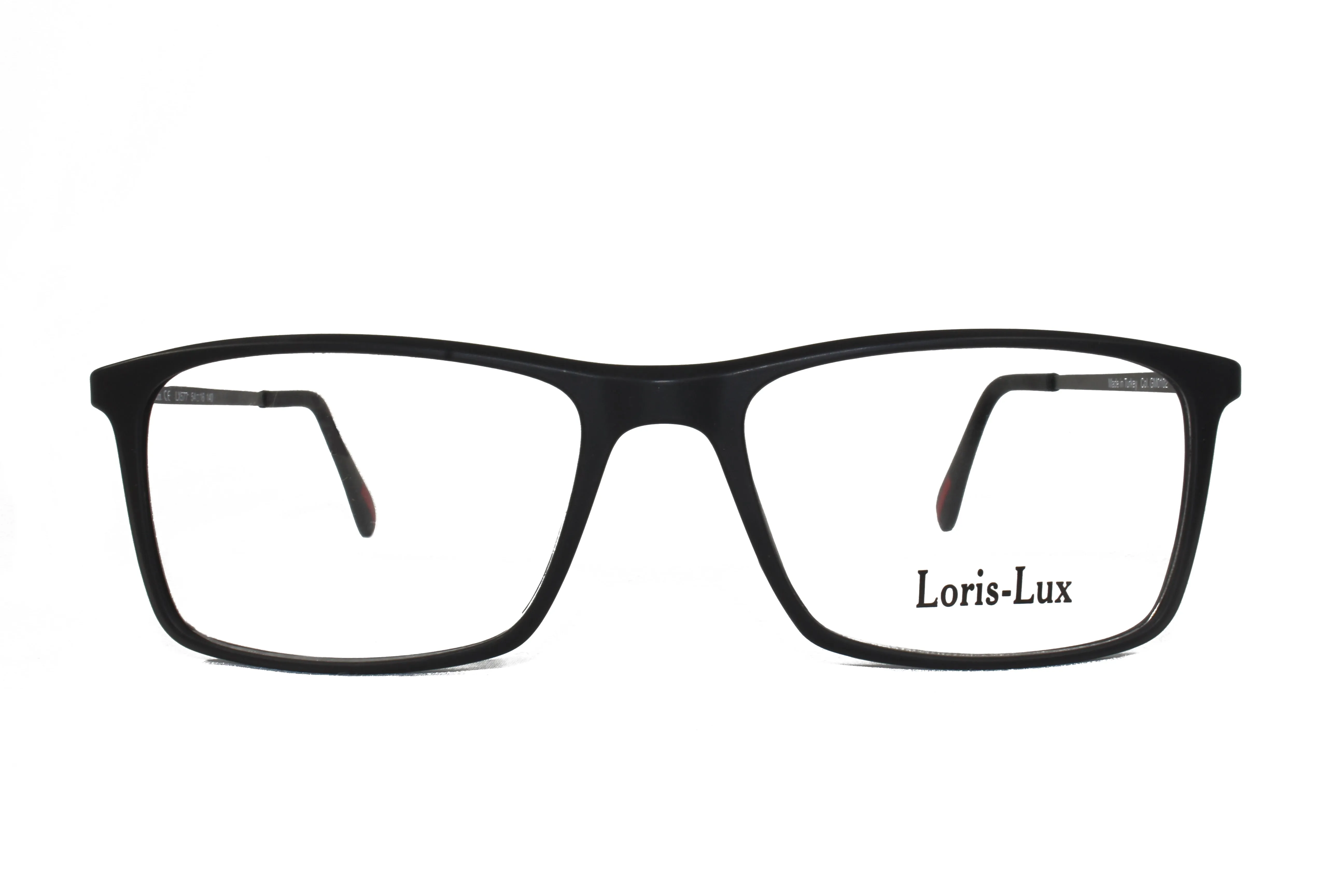 Loris Lux Men's  Unbreakable Flexible Bendable Rectangular TR90 Material Eyeglasses, LUX Men-577