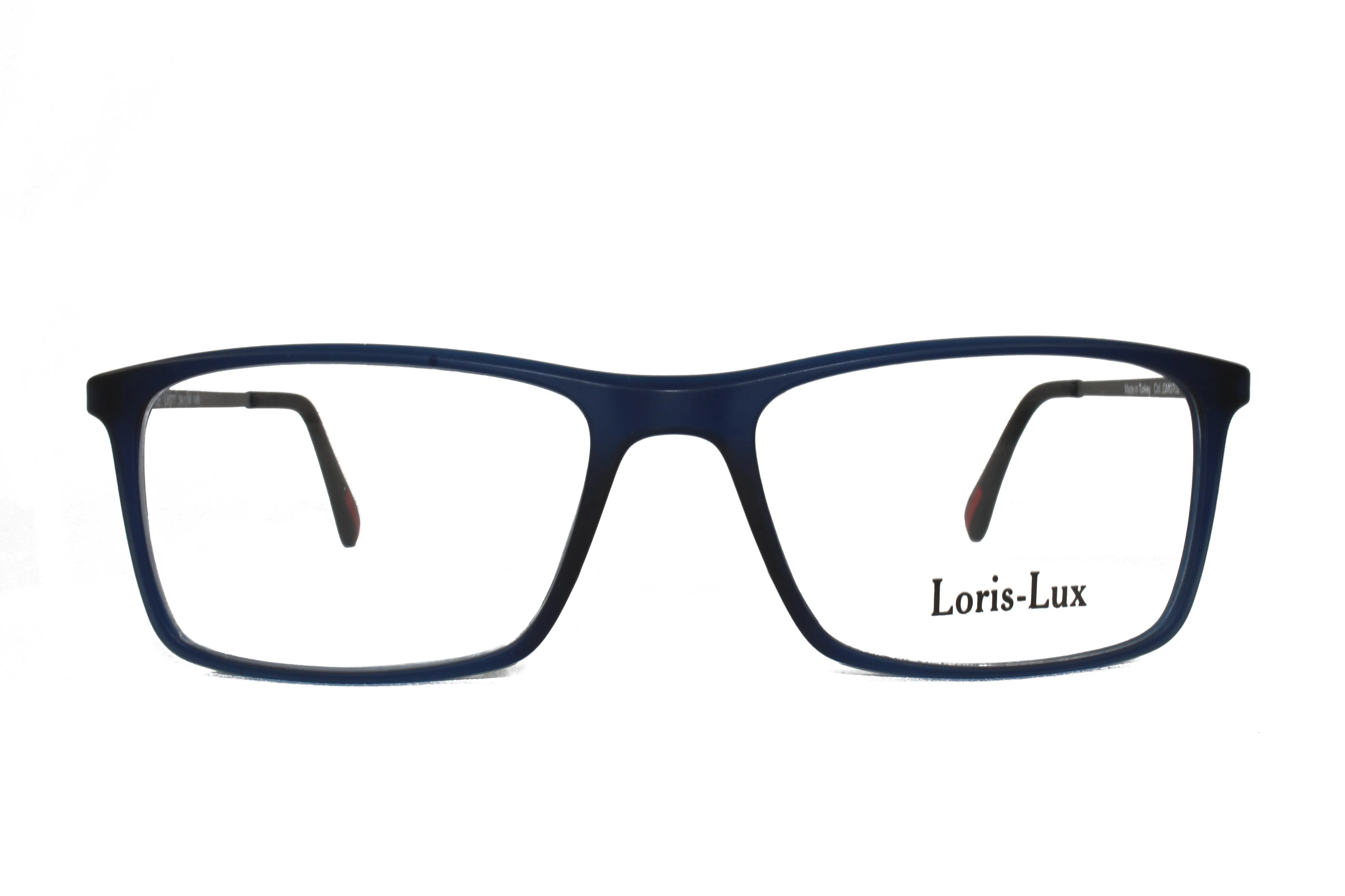 Loris Lux Men's  Unbreakable Flexible Bendable Rectangular TR90 Material Eyeglasses, LUX Men-577