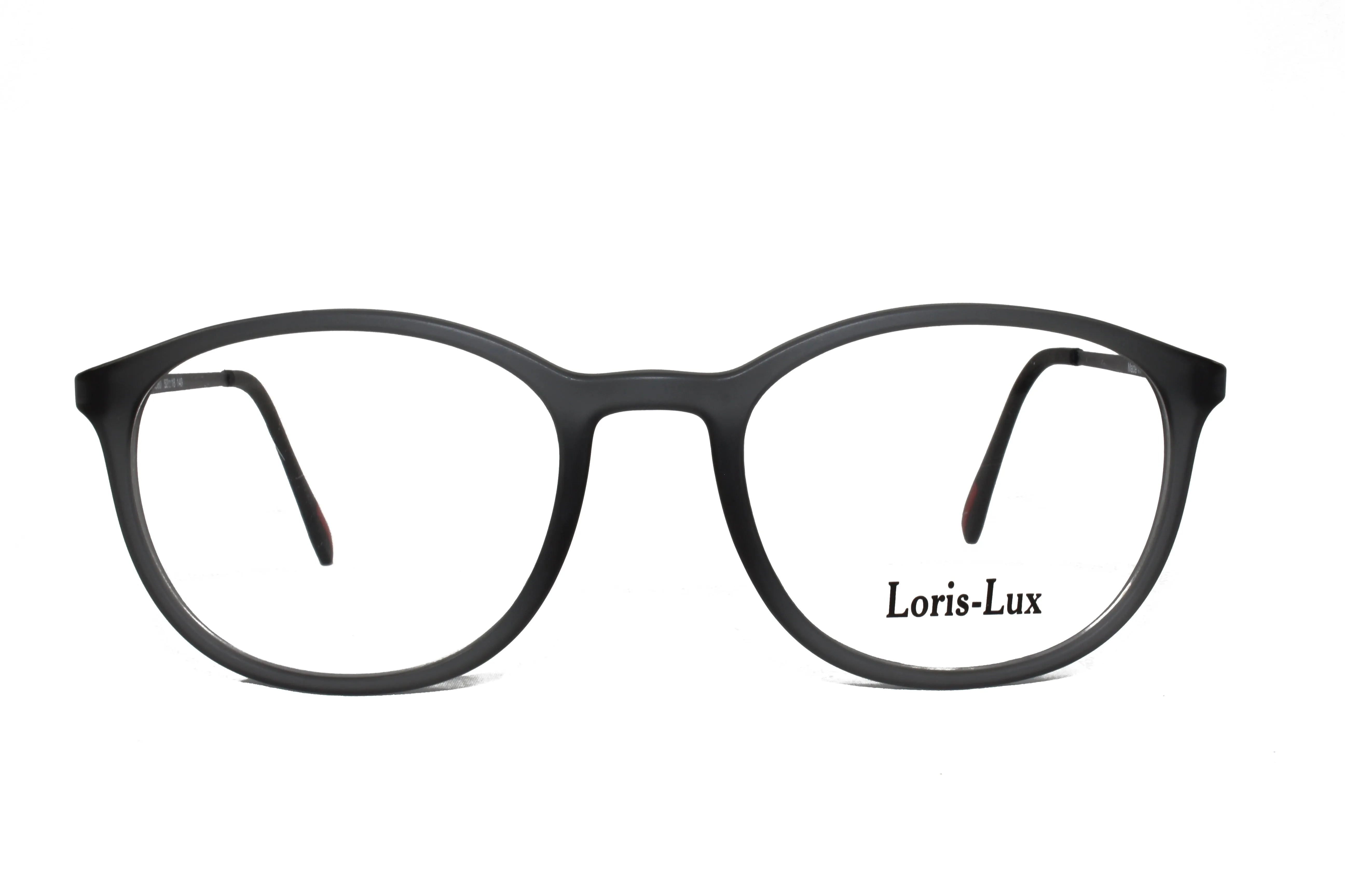 Loris Lux Men's Unbreakable Flexible Bendable Round TR90 Material Eyeglasses, LUX Men-580