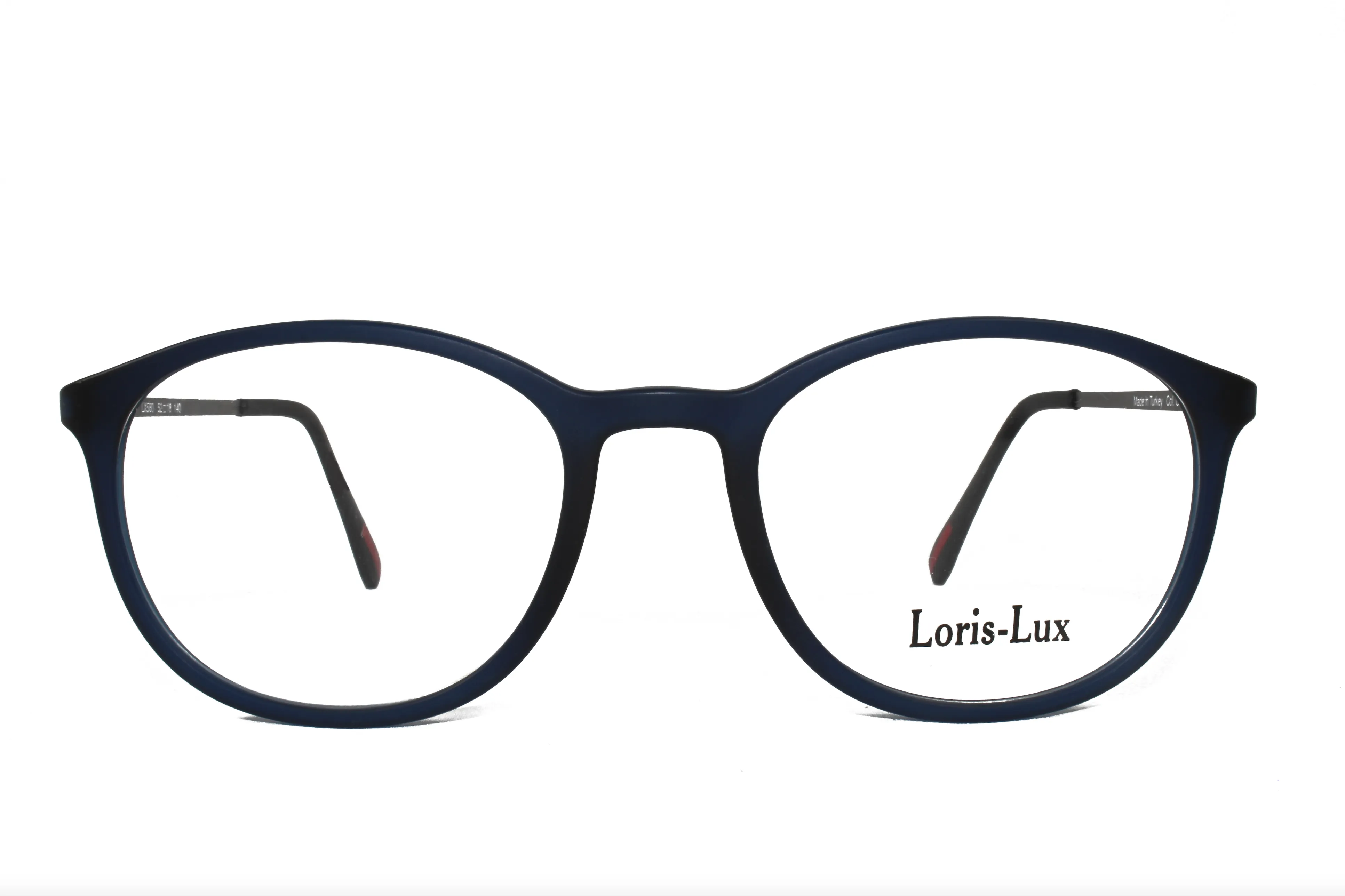 Loris Lux Men's Unbreakable Flexible Bendable Round TR90 Material Eyeglasses, LUX Men-580