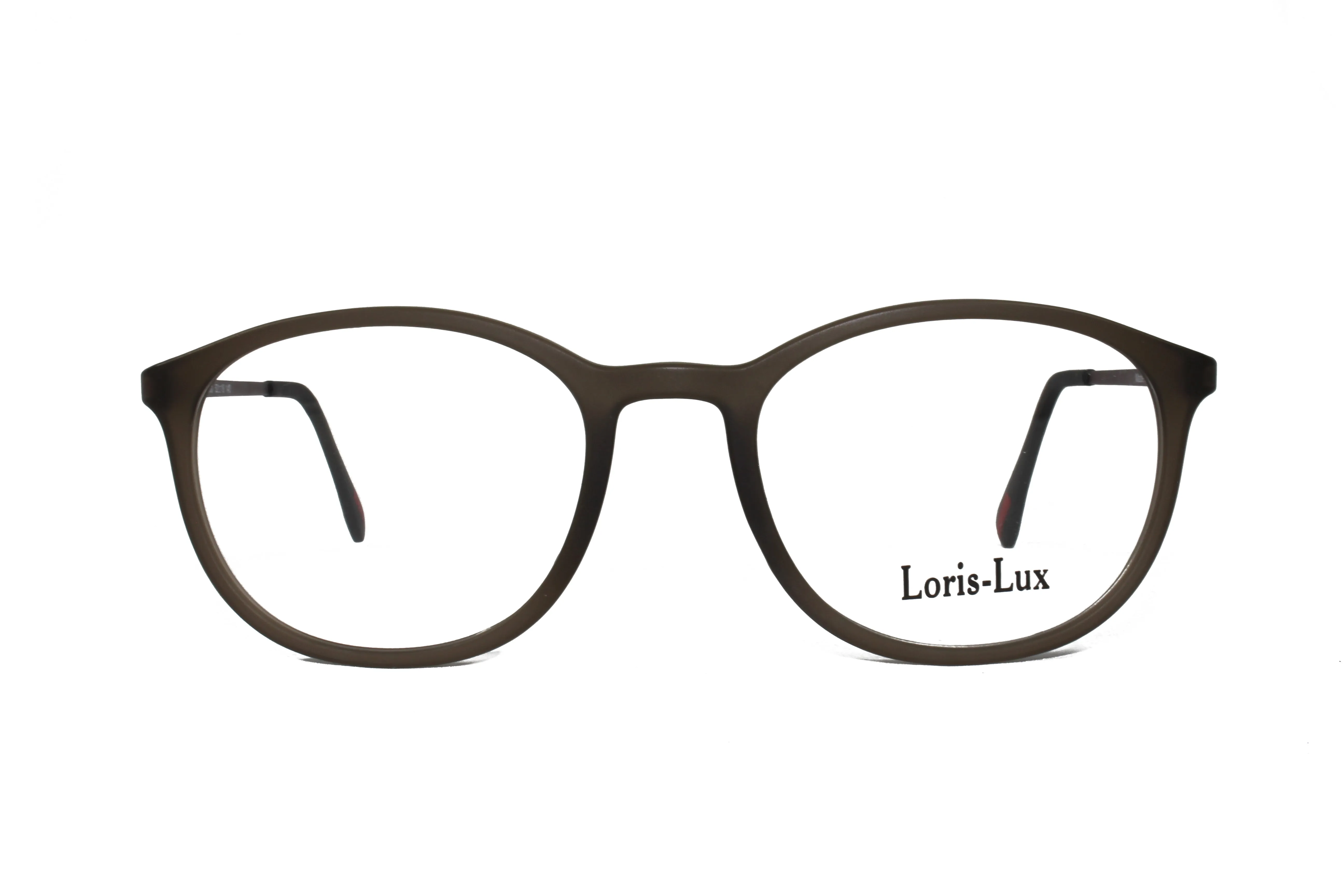 Loris Lux Men's Unbreakable Flexible Bendable Round TR90 Material Eyeglasses, LUX Men-580