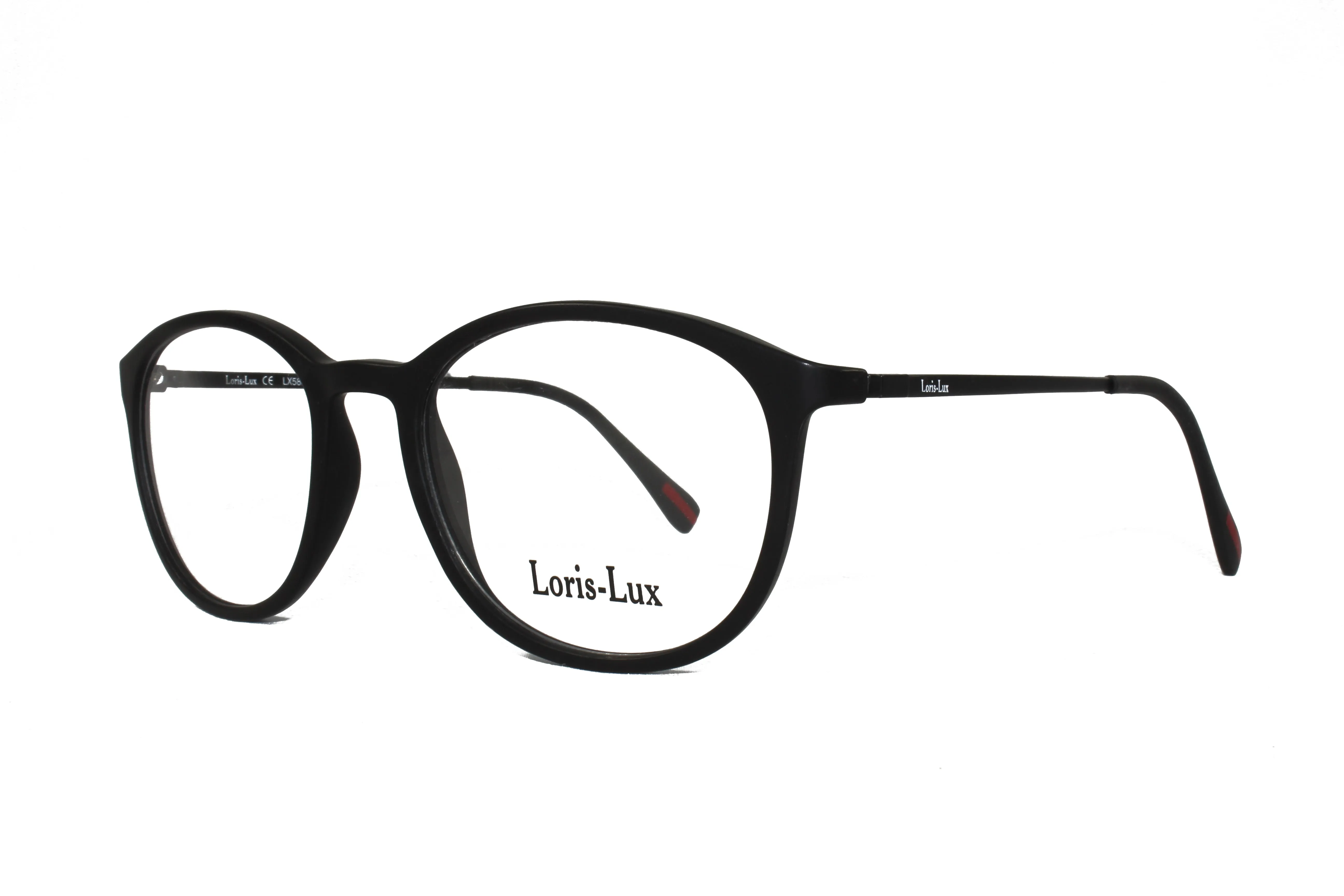 Loris Lux Men's Unbreakable Flexible Bendable Round TR90 Material Eyeglasses, LUX Men-580