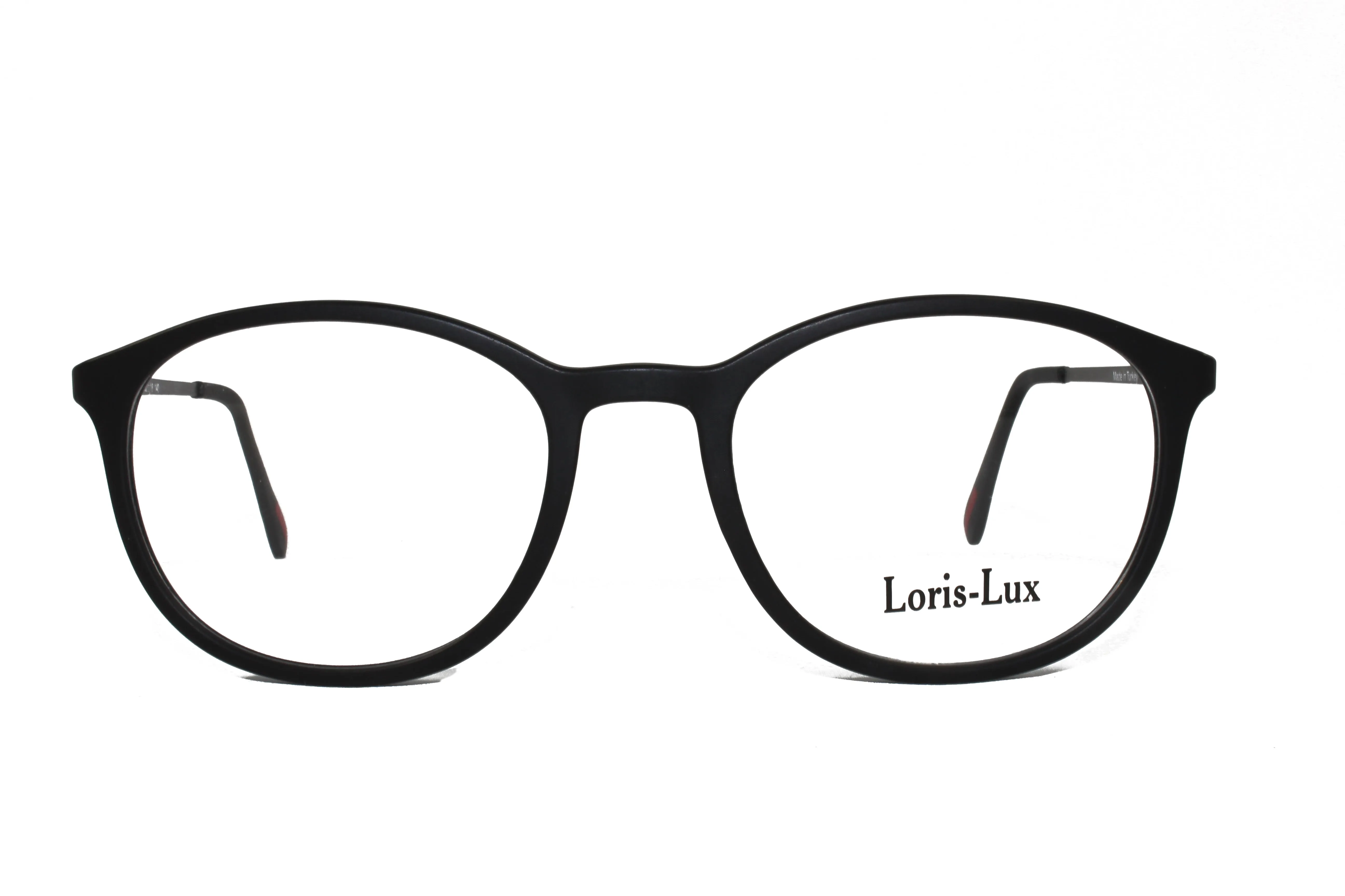 Loris Lux Men's Unbreakable Flexible Bendable Round TR90 Material Eyeglasses, LUX Men-580