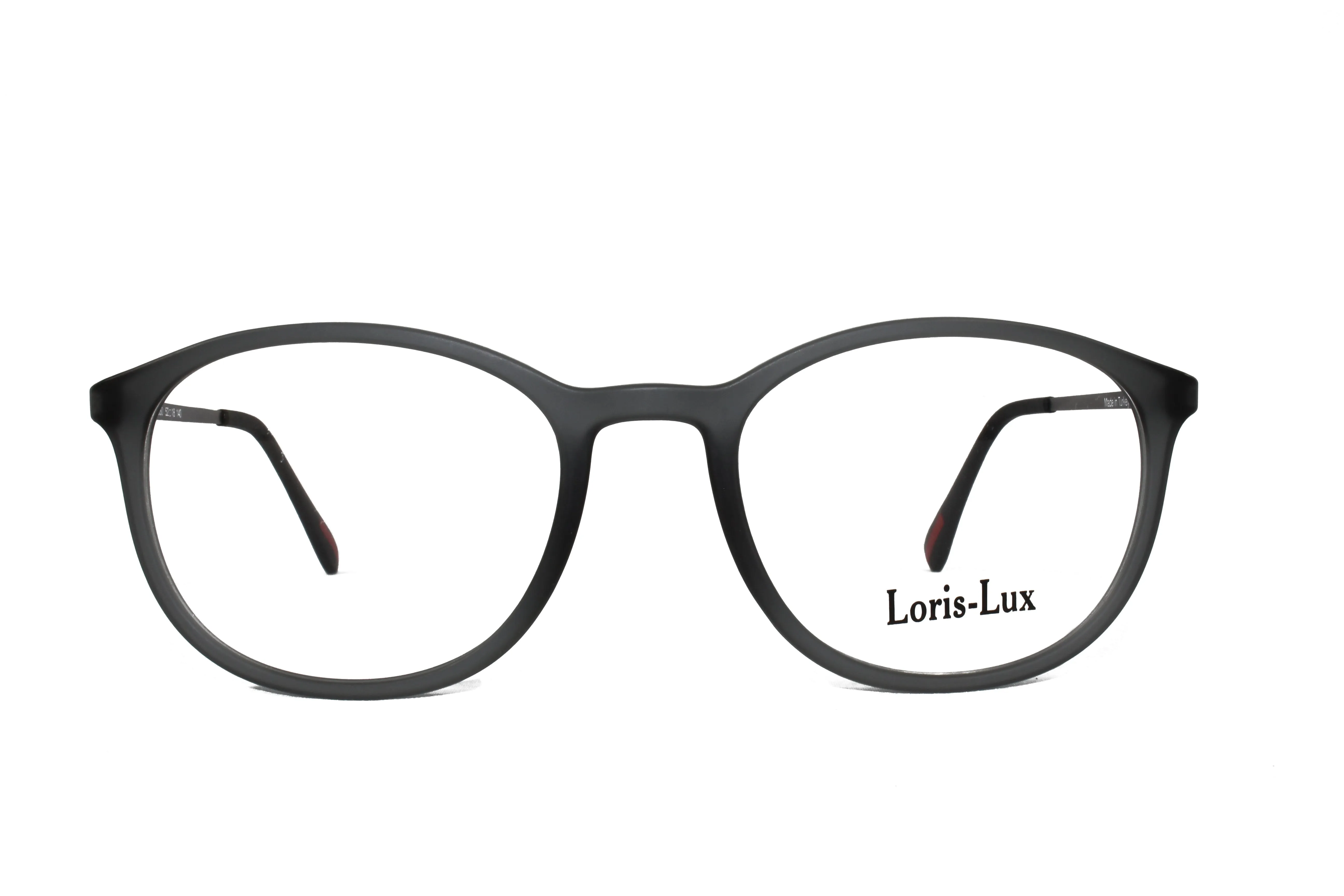 Loris Lux Men's Unbreakable Flexible Bendable Round TR90 Material Eyeglasses, LUX Men-580