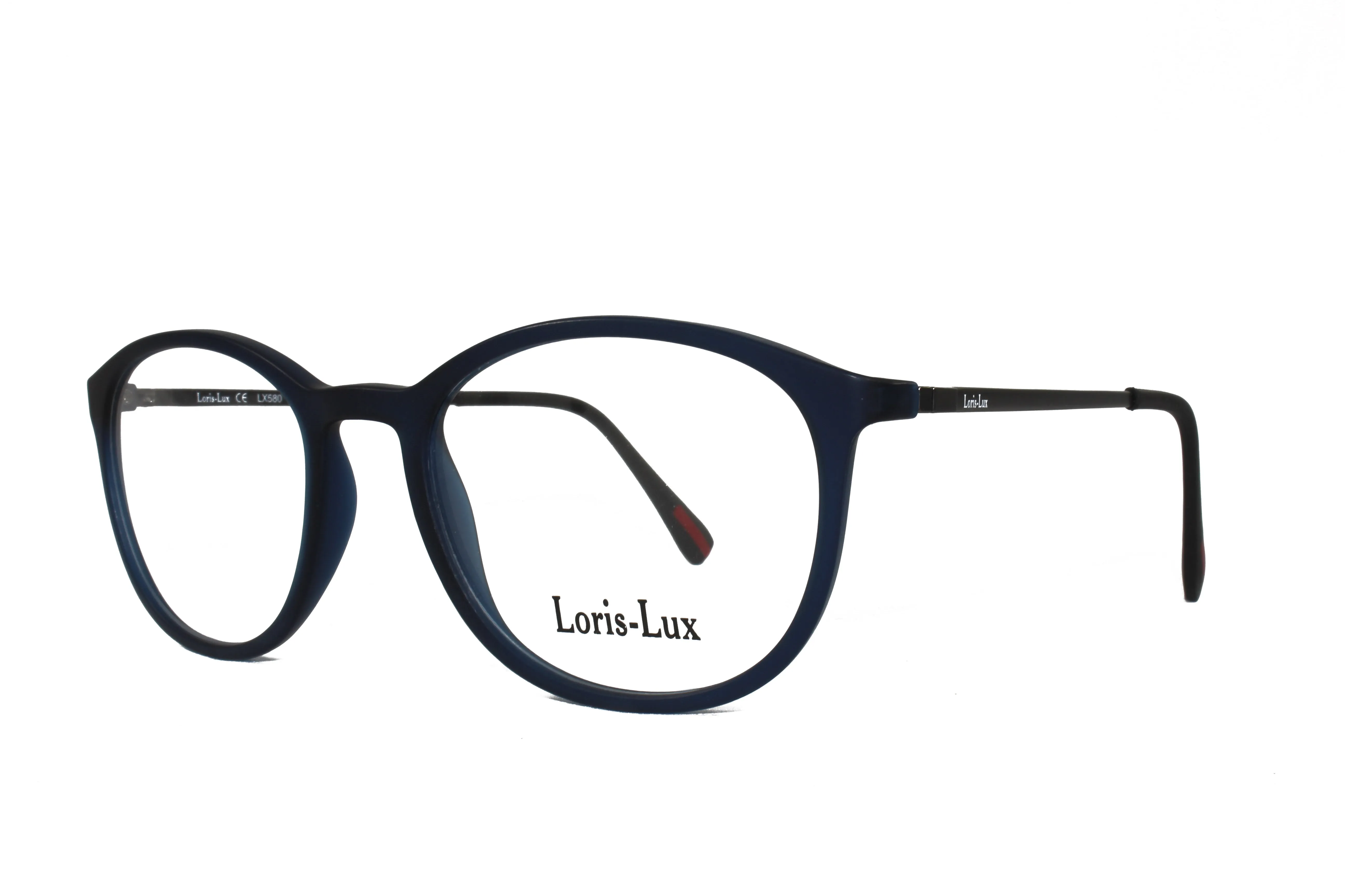 Loris Lux Men's Unbreakable Flexible Bendable Round TR90 Material Eyeglasses, LUX Men-580