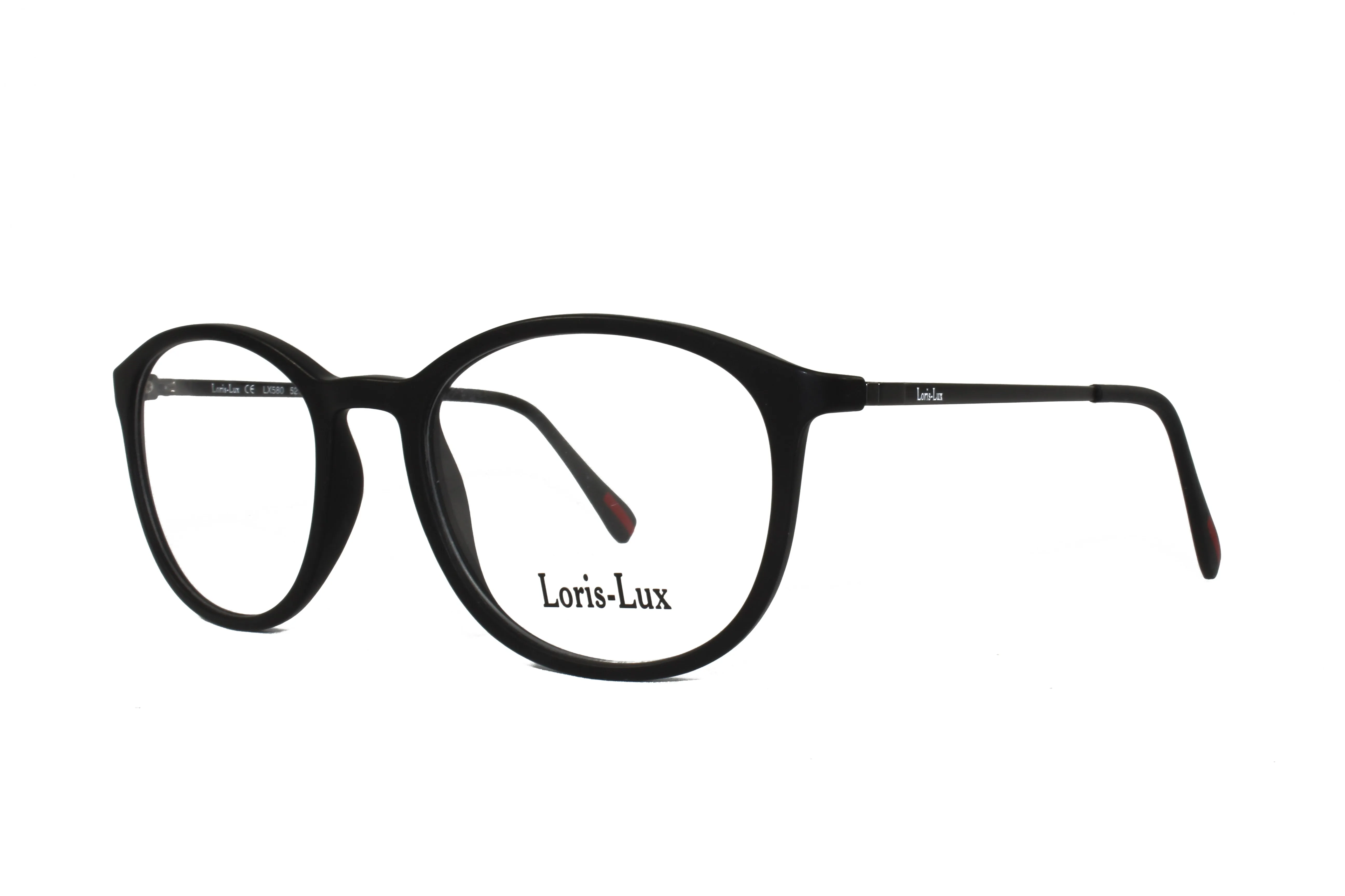 Loris Lux Men's Unbreakable Flexible Bendable Round TR90 Material Eyeglasses, LUX Men-580
