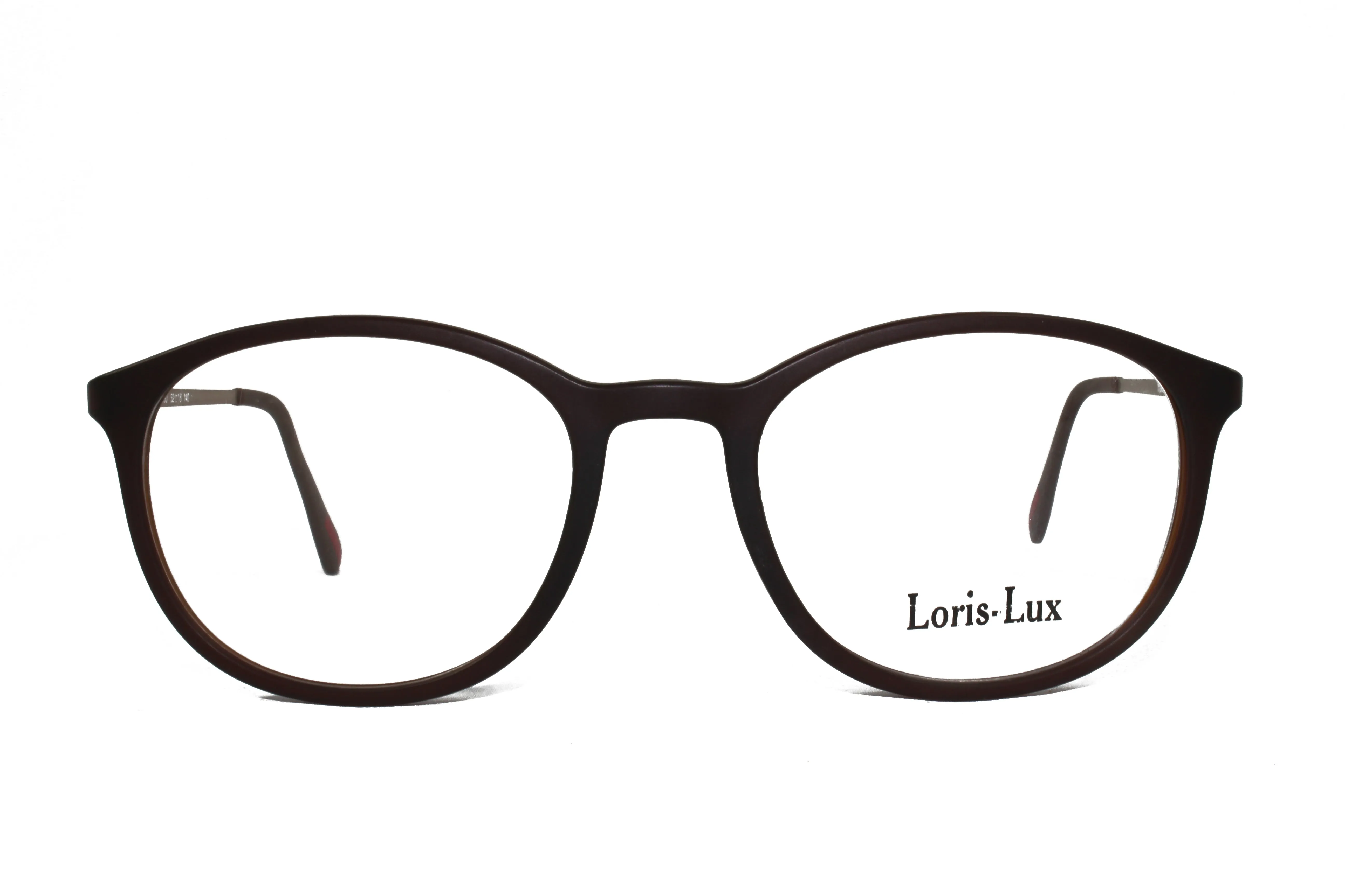 Loris Lux Men's Unbreakable Flexible Bendable Round TR90 Material Eyeglasses, LUX Men-580
