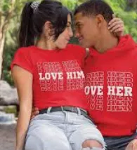 Love Him - Crew Neck T-Shirt