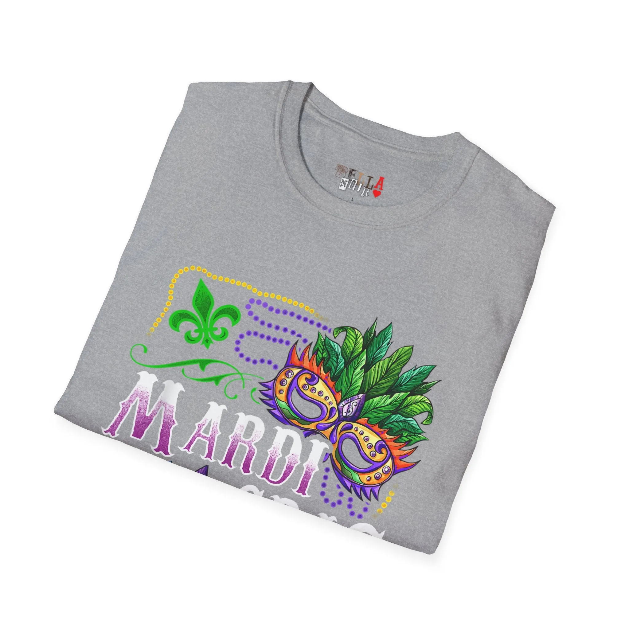 Mardi Gras Masks Unisex Softstyle T-Shirt