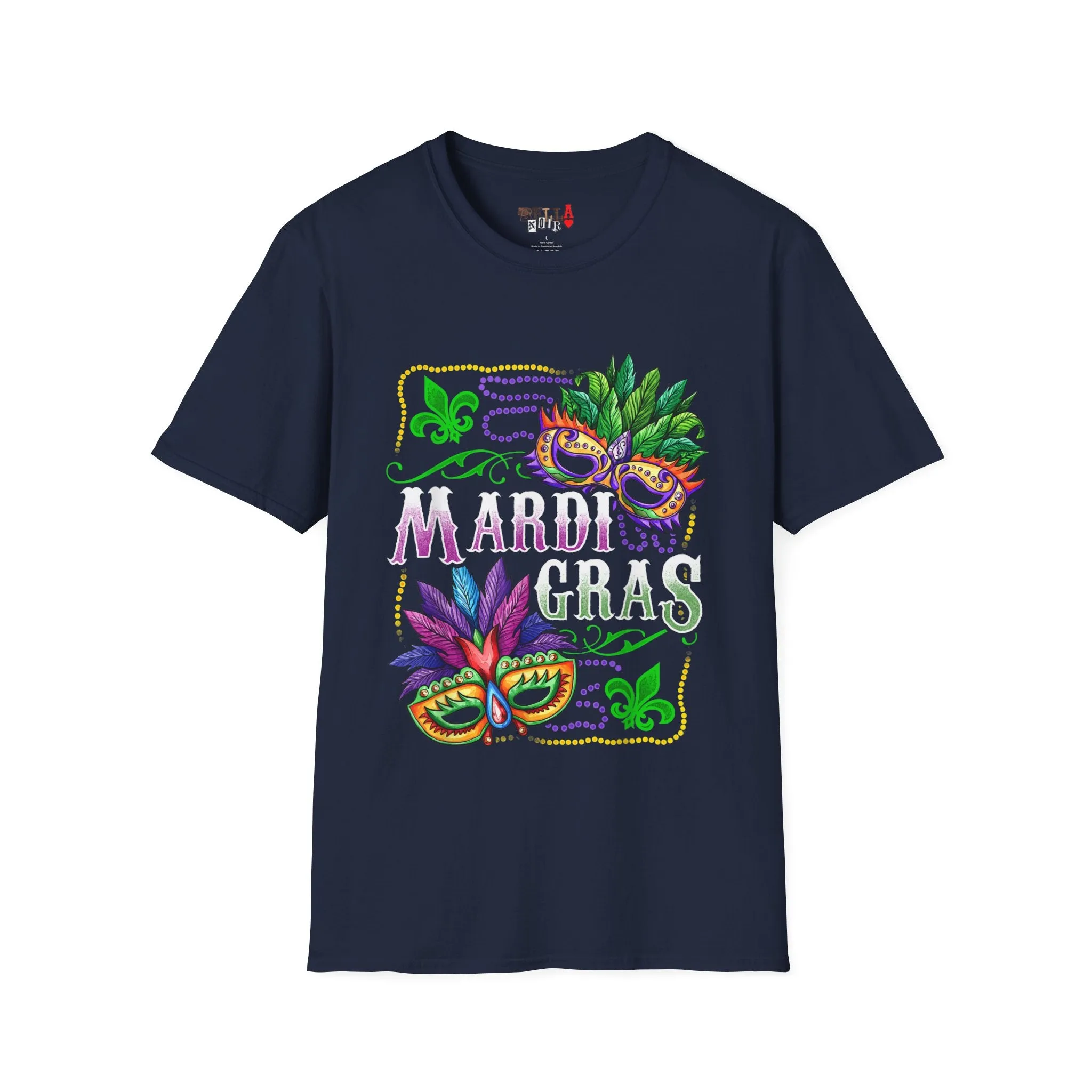 Mardi Gras Masks Unisex Softstyle T-Shirt