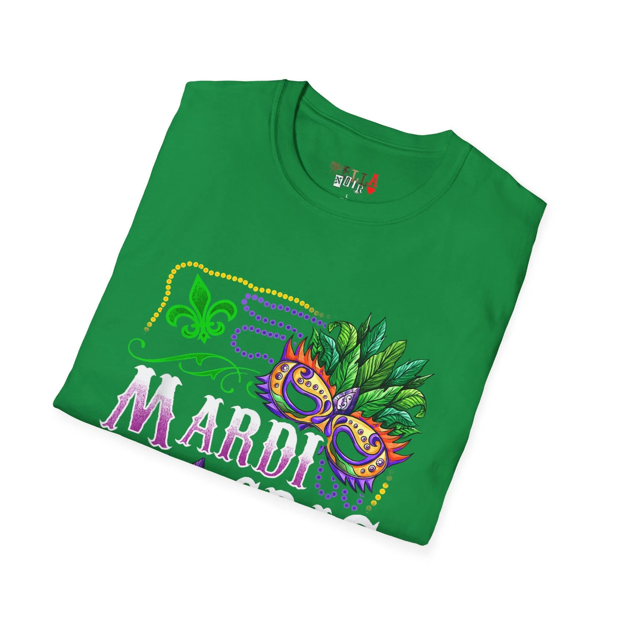 Mardi Gras Masks Unisex Softstyle T-Shirt