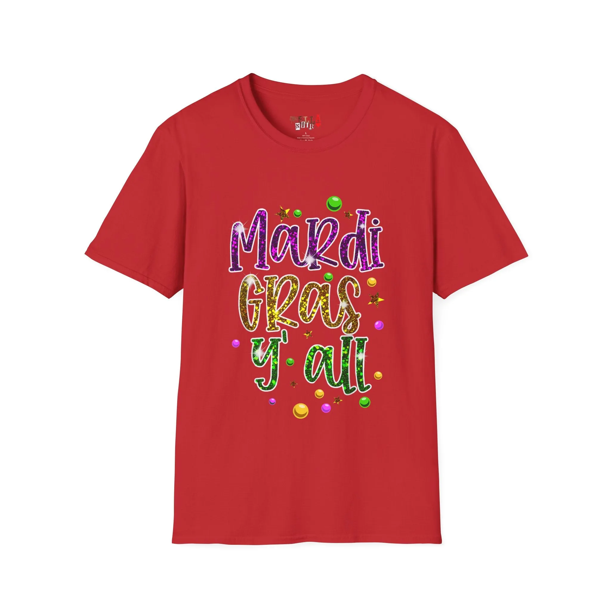 Mardi Gras Y'all Unisex Softstyle T-Shirt