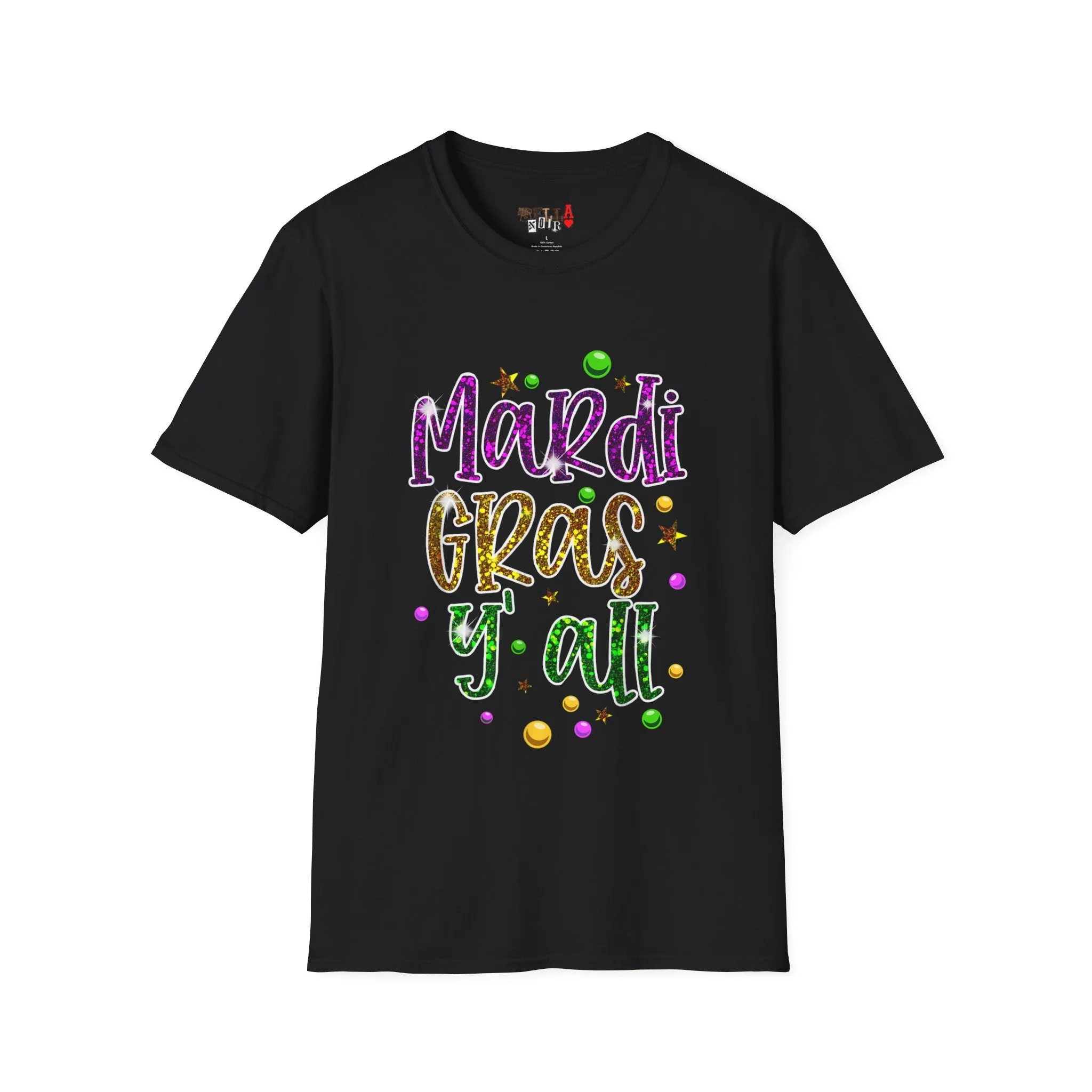 Mardi Gras Y'all Unisex Softstyle T-Shirt