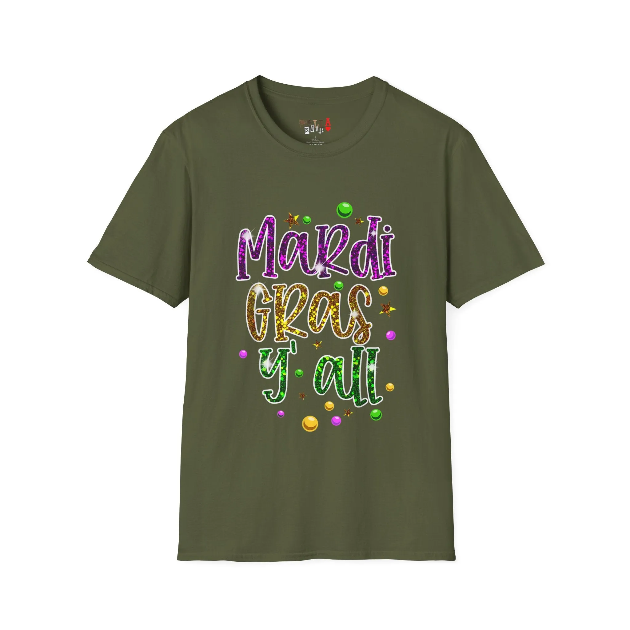 Mardi Gras Y'all Unisex Softstyle T-Shirt