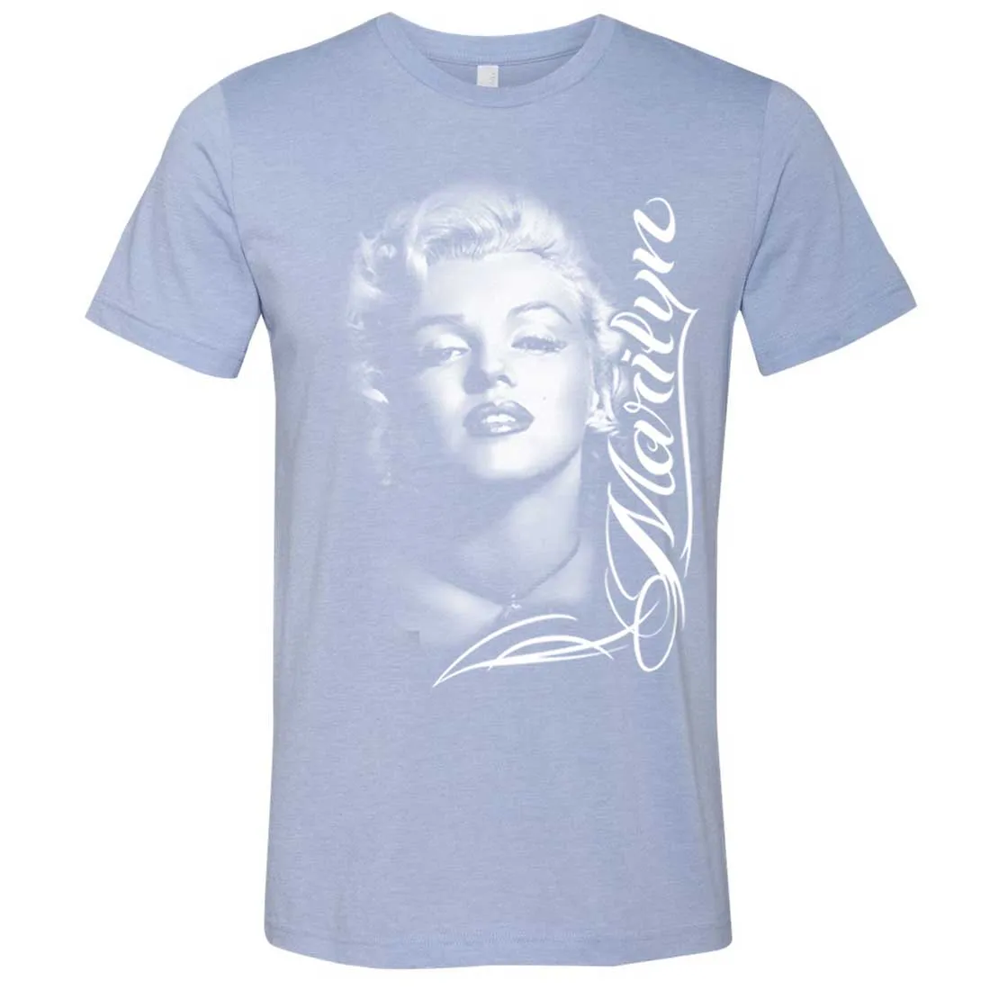 Marilyn Monroe Portrait Signature Asst Colors Mens Fitted T-Shirt/tee