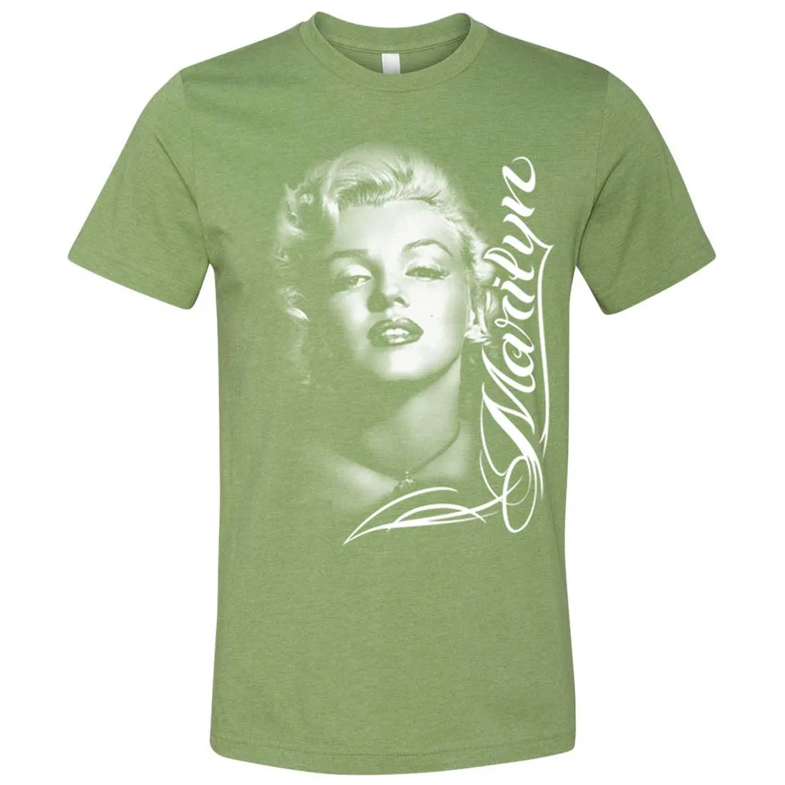 Marilyn Monroe Portrait Signature Asst Colors Mens Fitted T-Shirt/tee