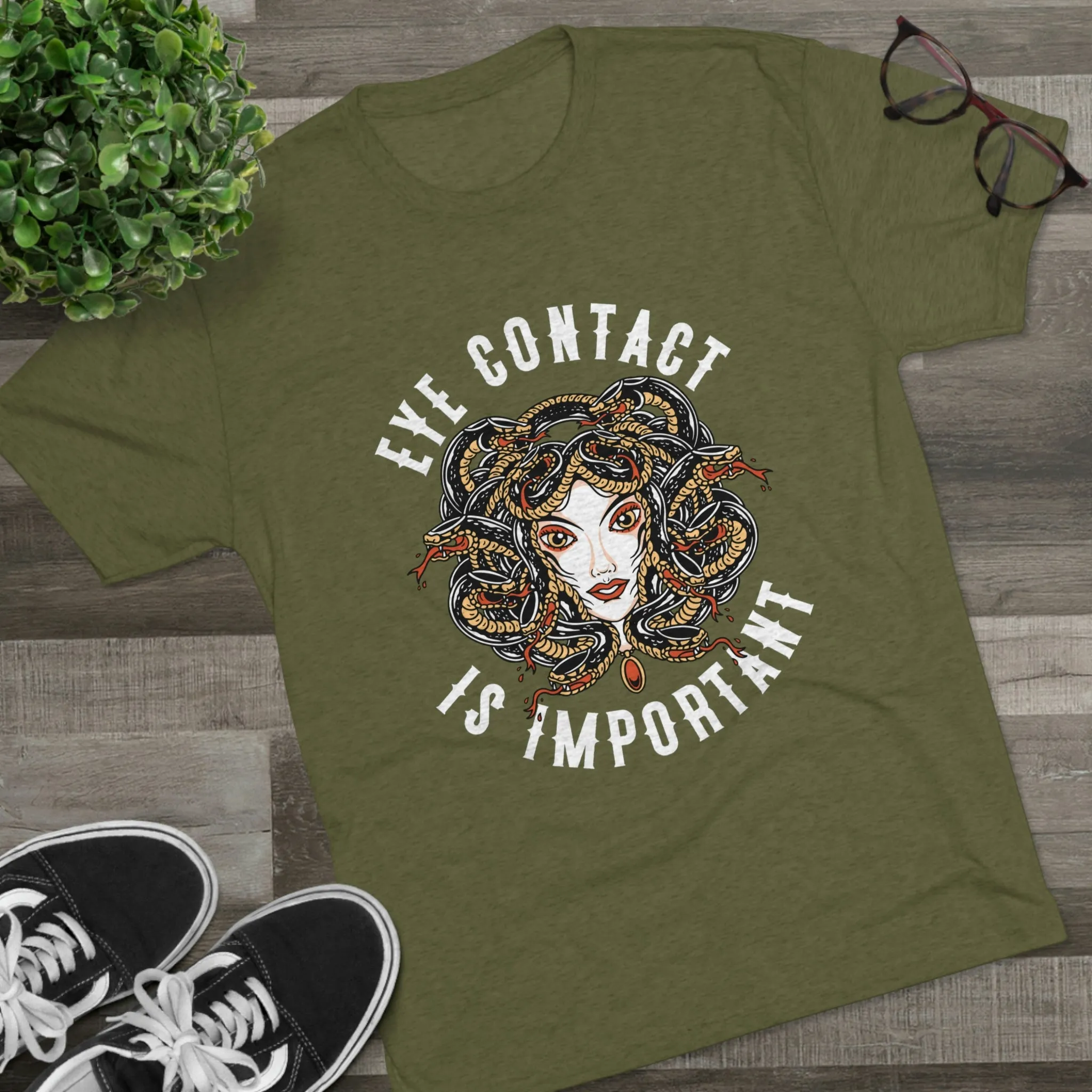 Medusa Tri-Blend Crew Tee