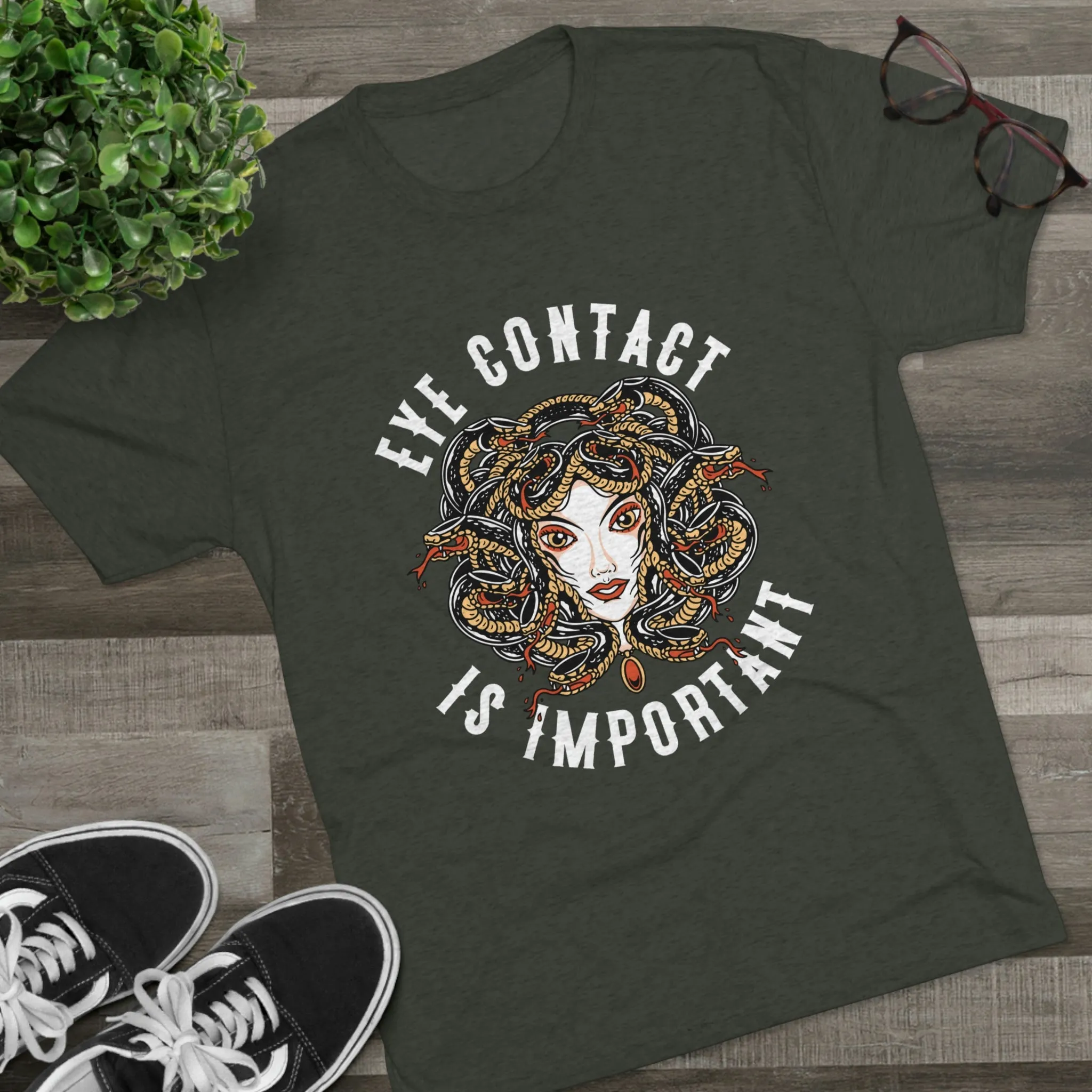 Medusa Tri-Blend Crew Tee