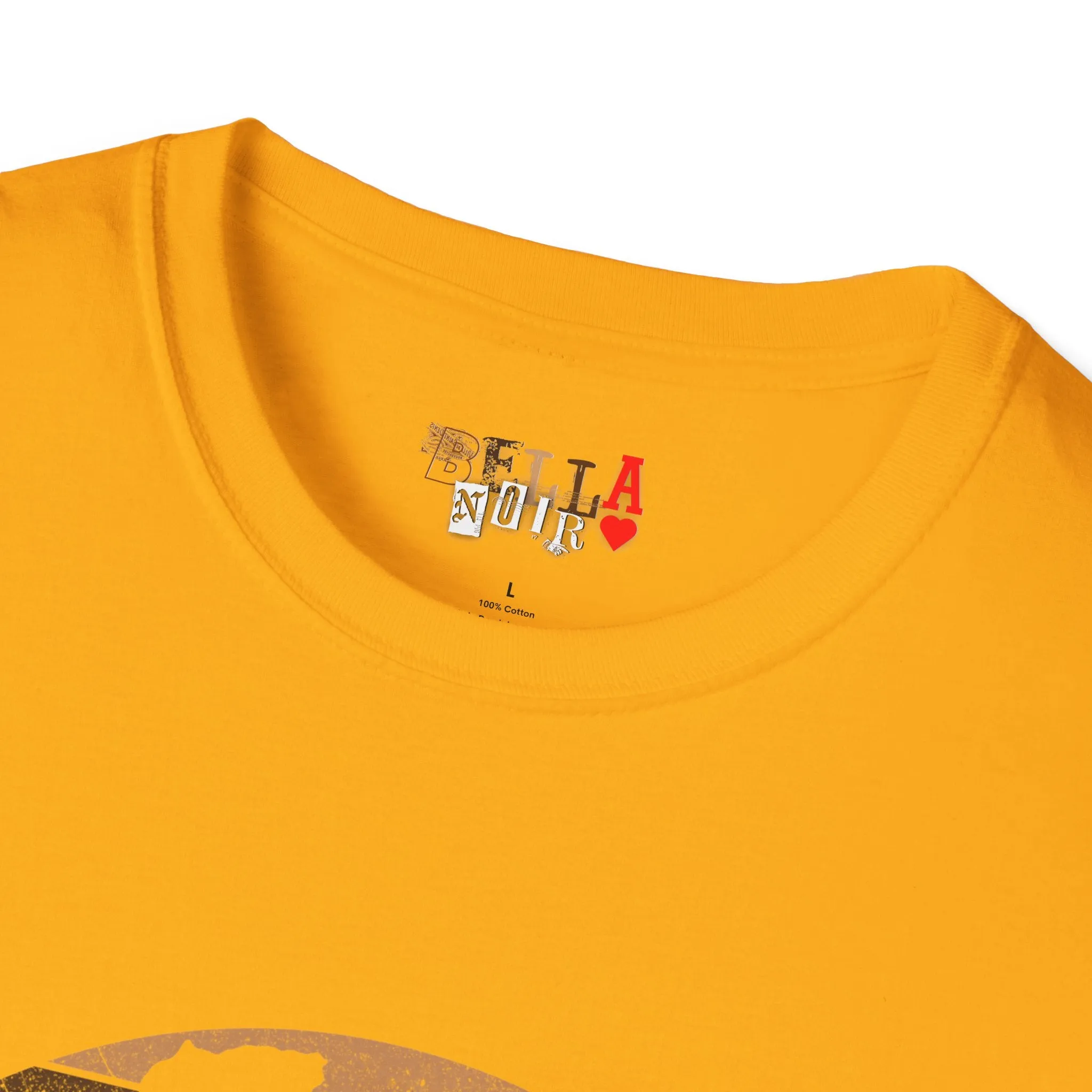 Melanin Half Circle Unisex Softstyle T-Shirt