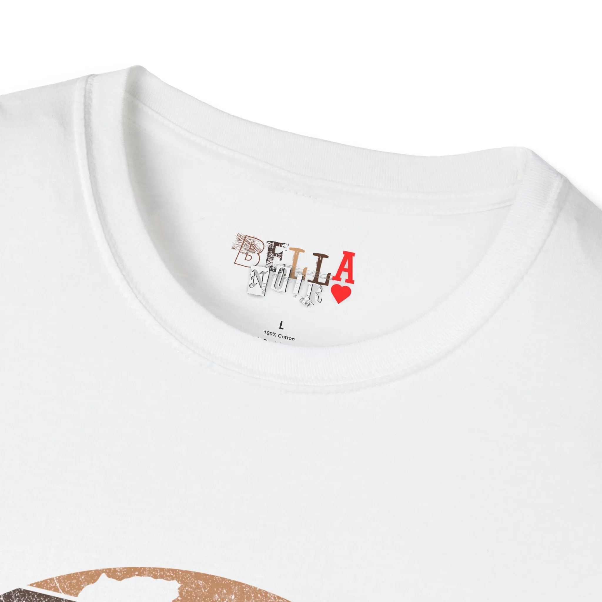 Melanin Half Circle Unisex Softstyle T-Shirt
