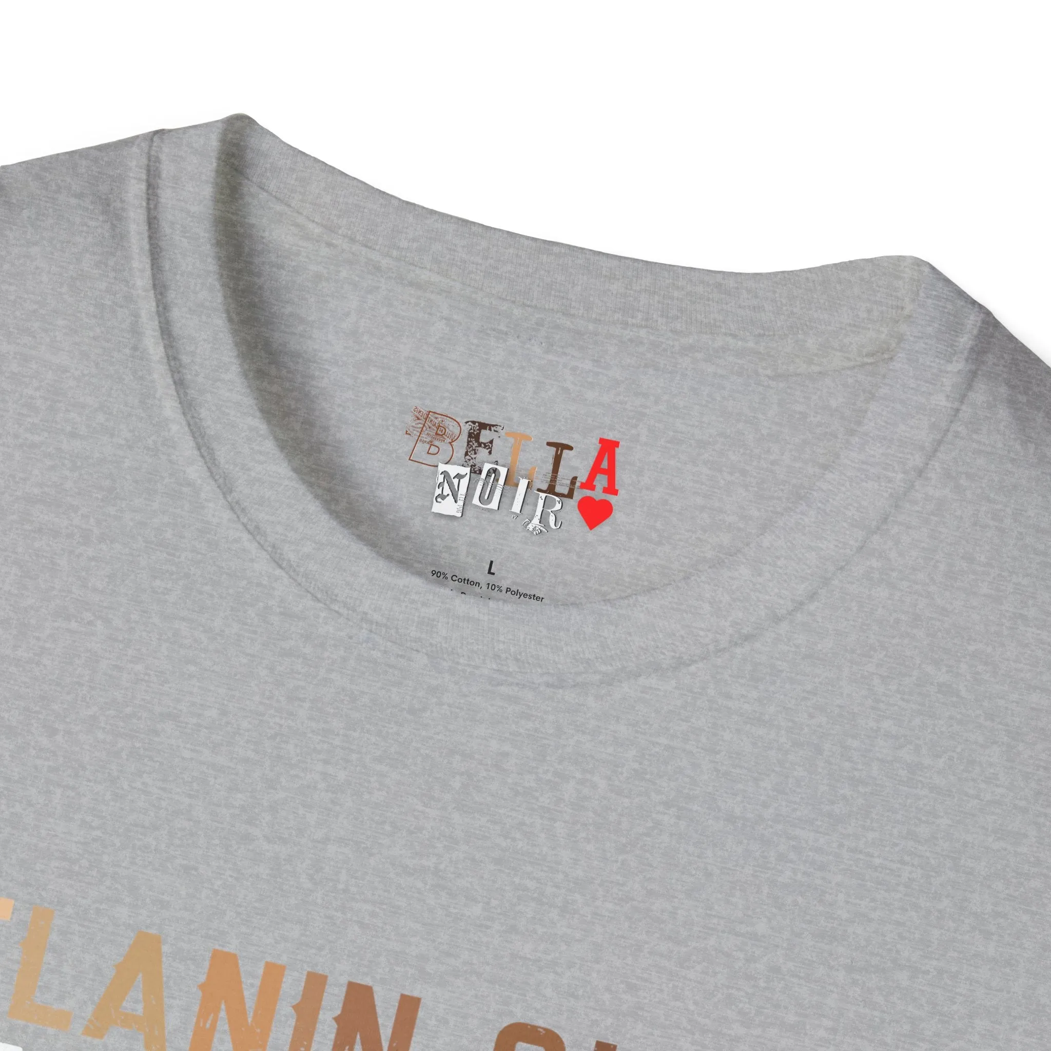 Melanin Queen Nutrition Facts Unisex Softstyle T-Shirt
