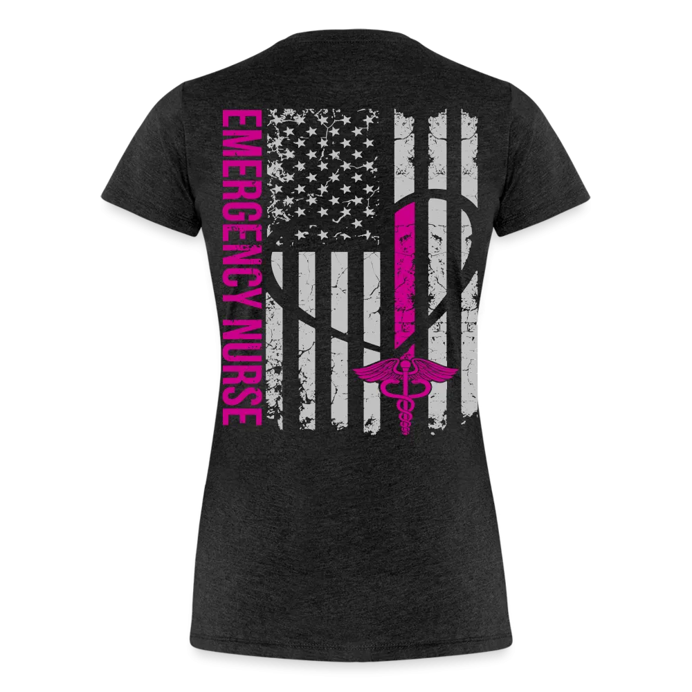 Melissa Emergency Nurse Flag Women’s Premium T-Shirt