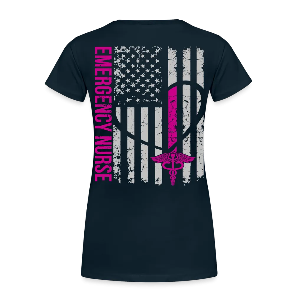 Melissa Emergency Nurse Flag Women’s Premium T-Shirt