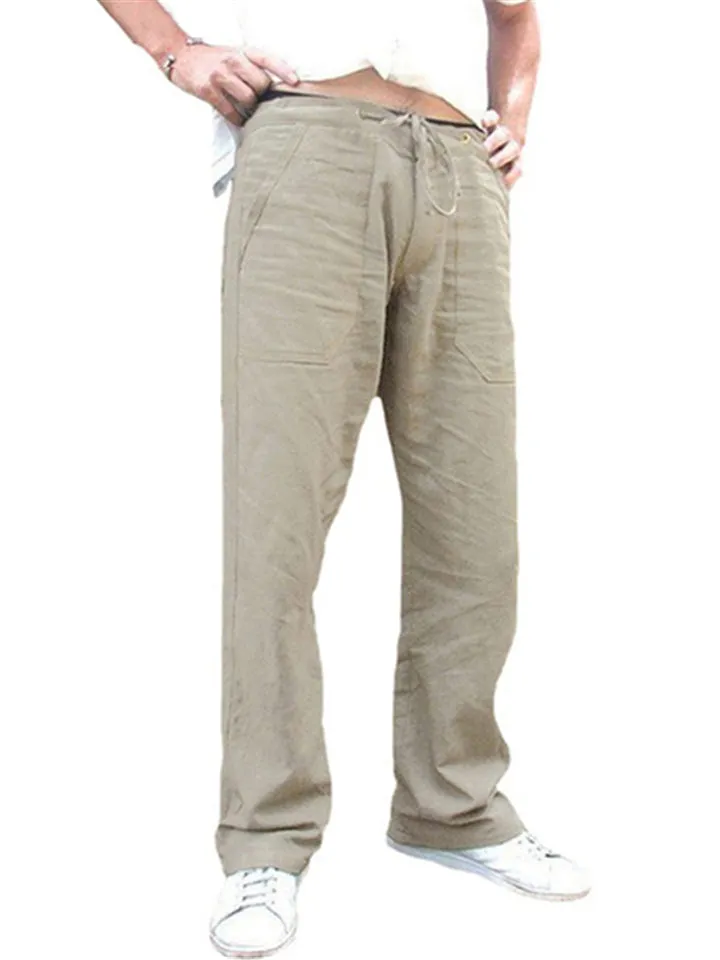 Men Fitness Breathable Wide Leg Pants