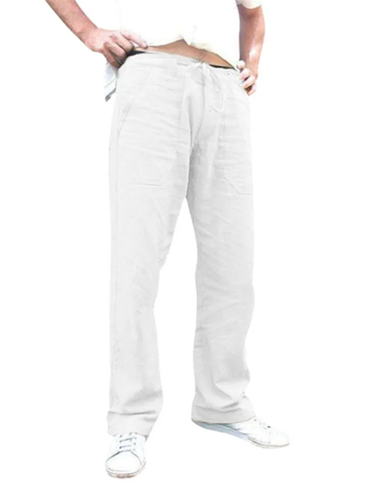 Men Fitness Breathable Wide Leg Pants