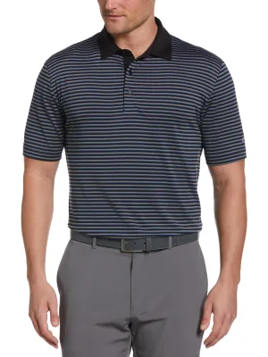 Mens 3-Color Stripe Polo
