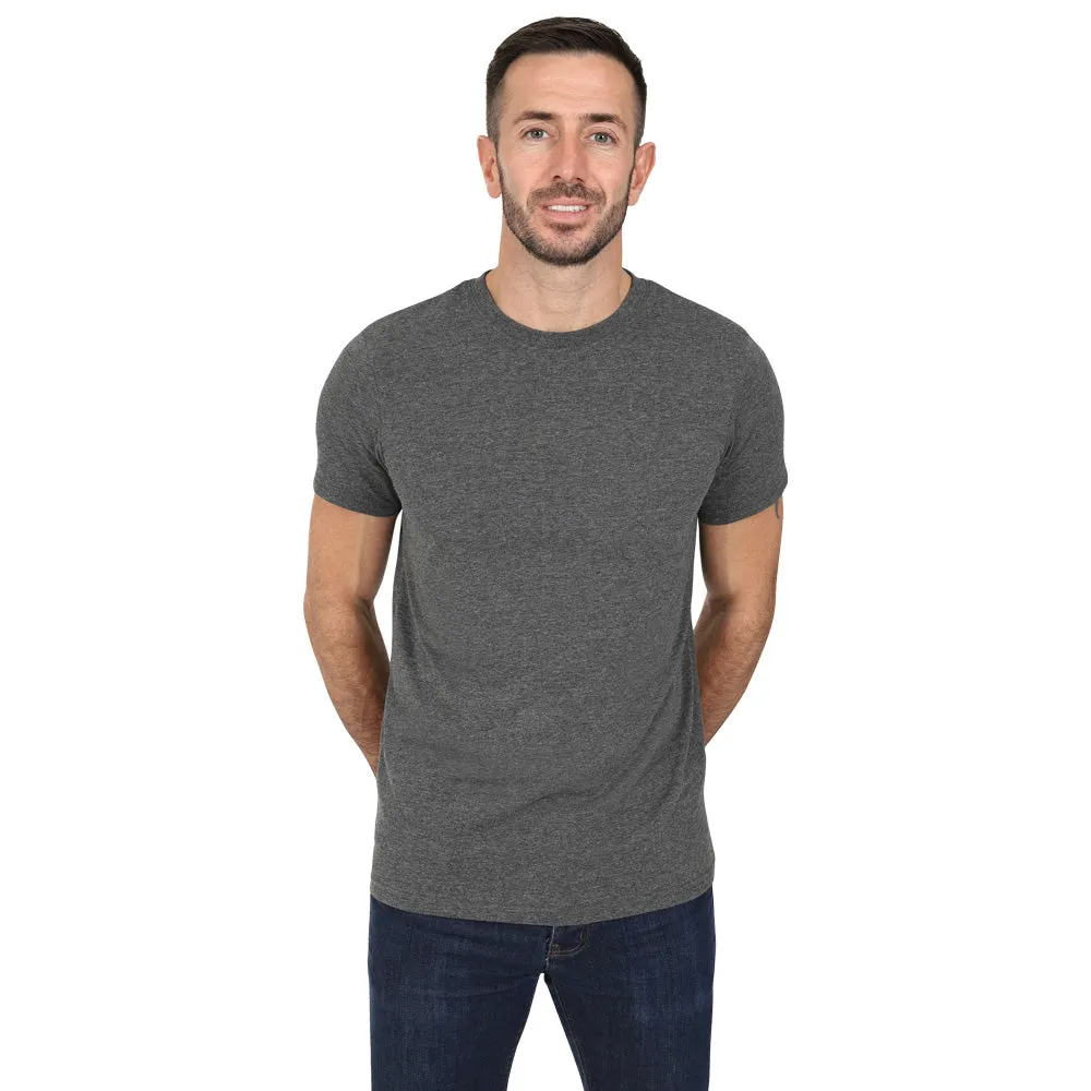 Men's 5 Pack Crew Neck Plain T-Shirt - Mixed Colours