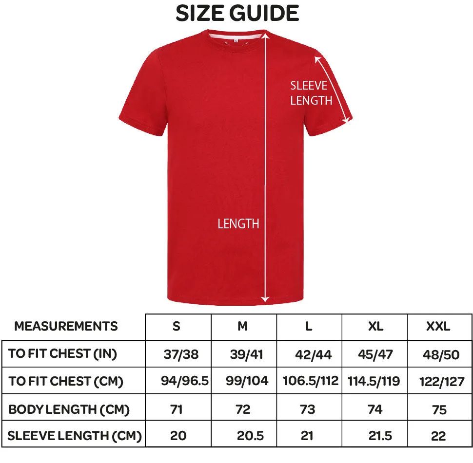 Men's 5 Pack Crew Neck Plain T-Shirt - Mixed Colours