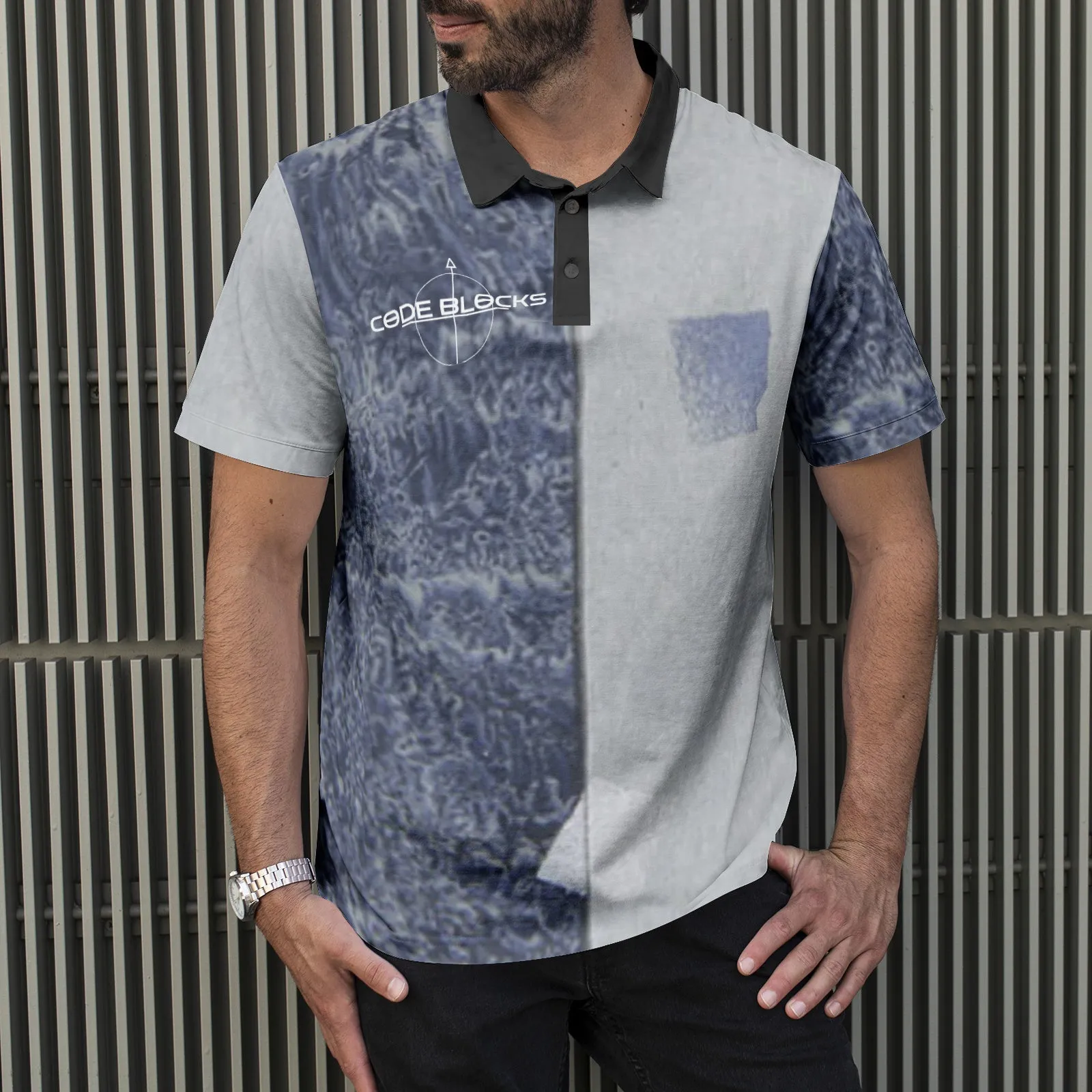 Men's All-Over Print Polo Shirts
