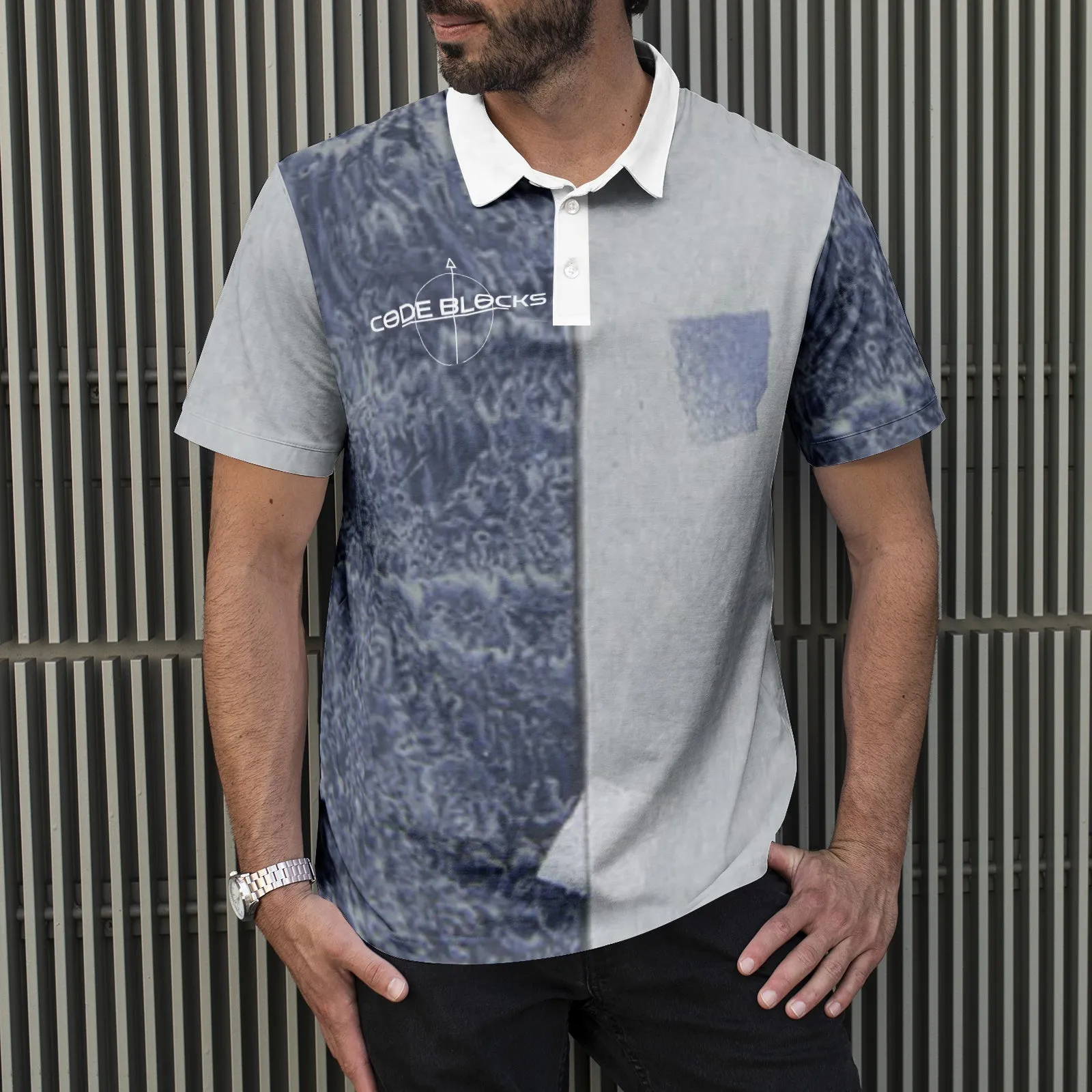 Men's All-Over Print Polo Shirts