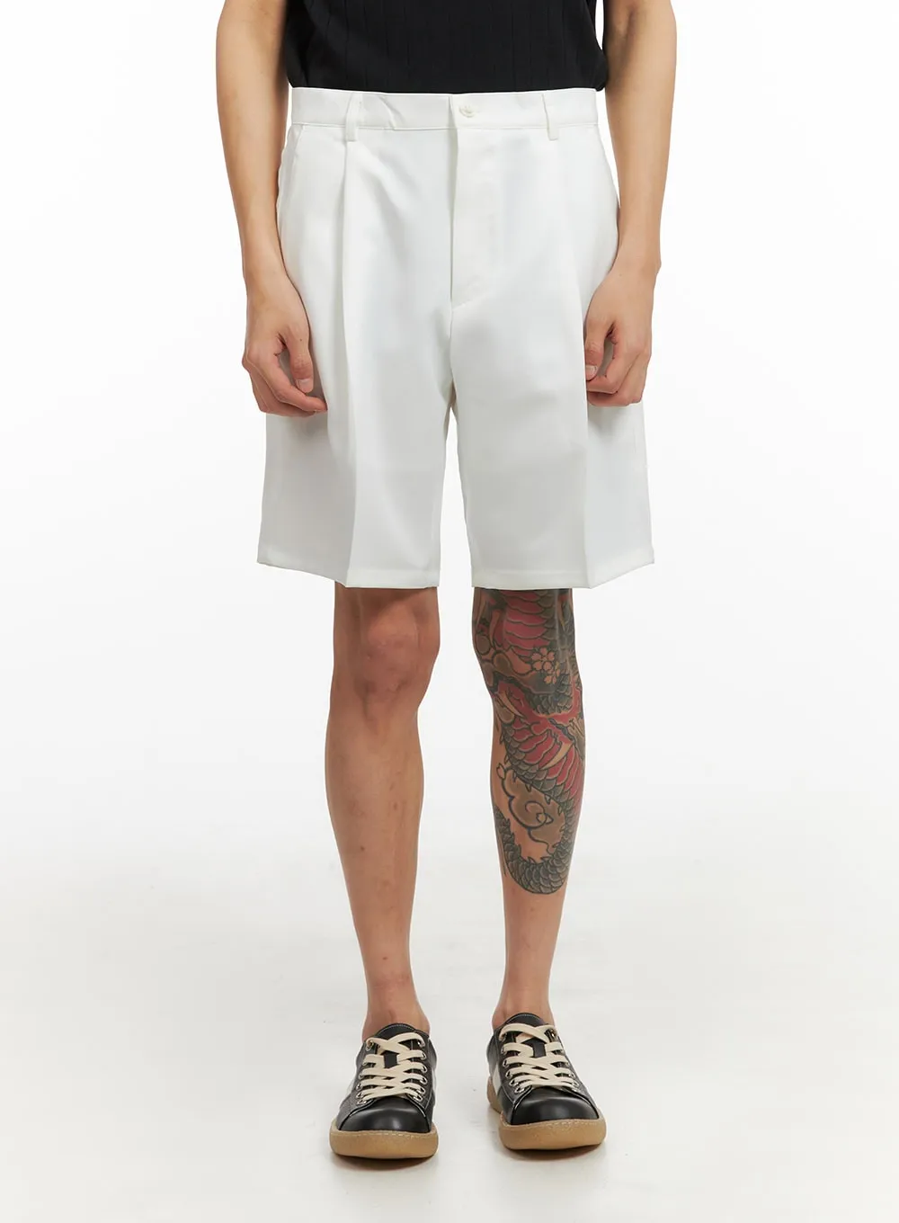 Men's Basic Straight Leg Shorts IY416
