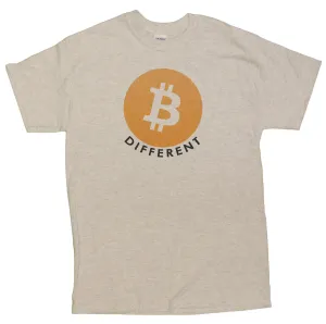 Men's Bitcoin Be Different Graphic T-Shirt