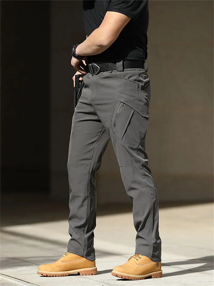 Men's Comfort Stretchy Multi-Pocket Outdoor Waterproof Tactical Pants