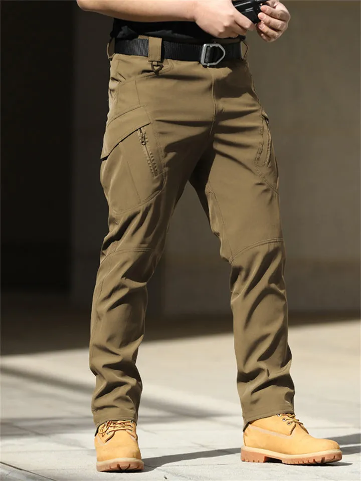 Men's Comfort Stretchy Multi-Pocket Outdoor Waterproof Tactical Pants